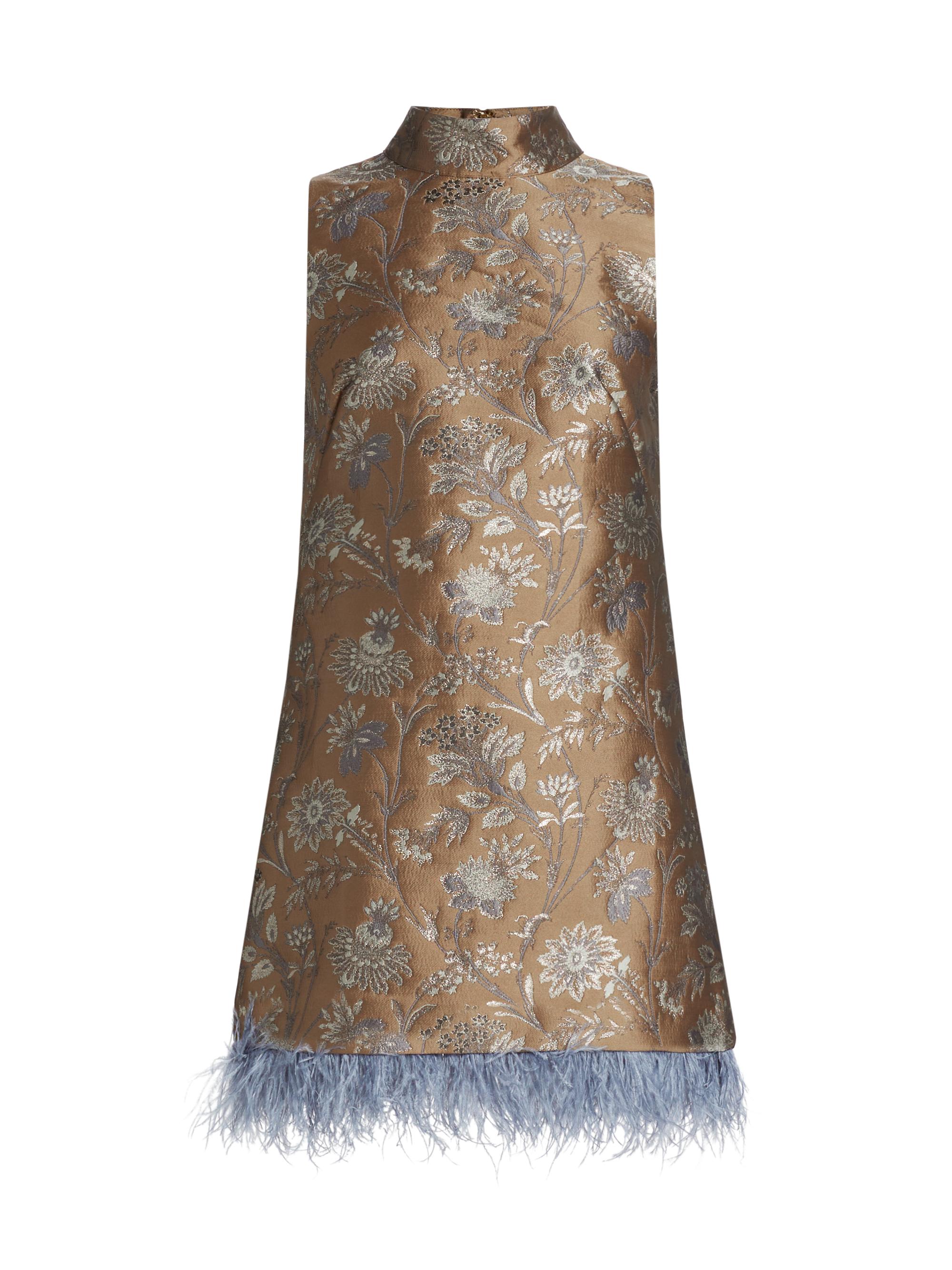 Cara Cara Women's Tay Brocade Shift Dress - Jacquard Garden