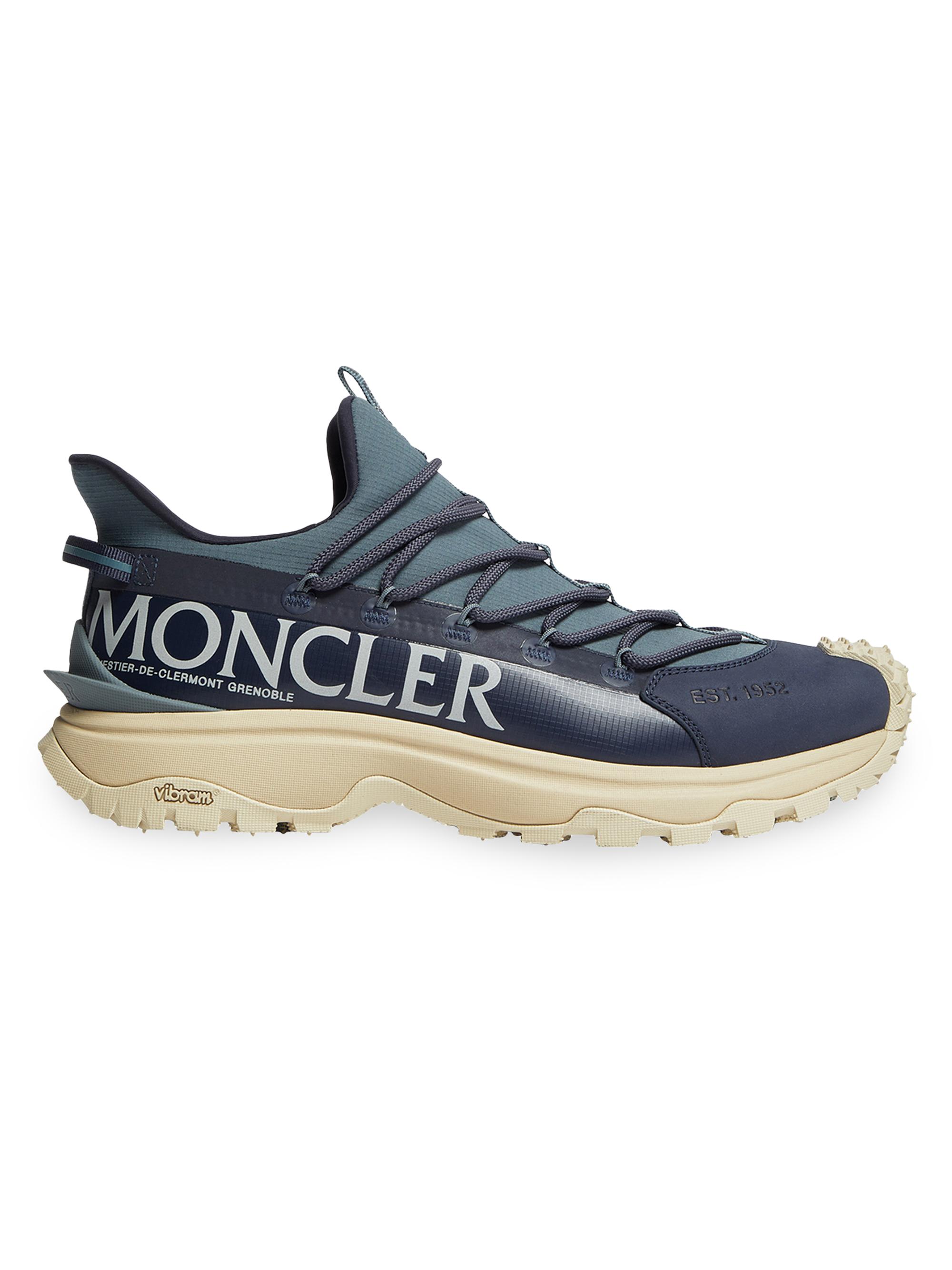 Moncler Men's Trailgrip Lite2 Low Top Sneakers - Blue