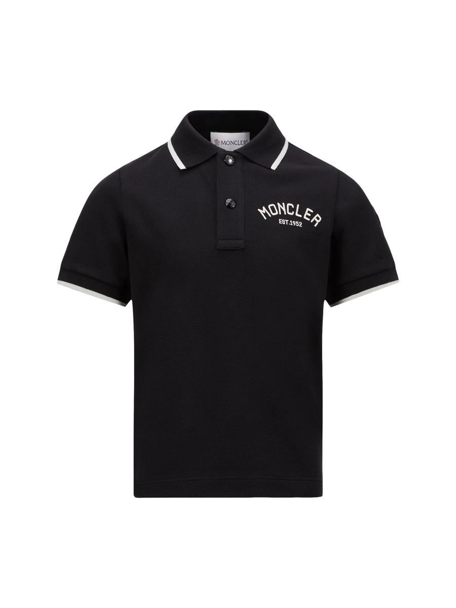 Moncler Little Boy's & Boy's Logo Short Sleeve Polo Shirt