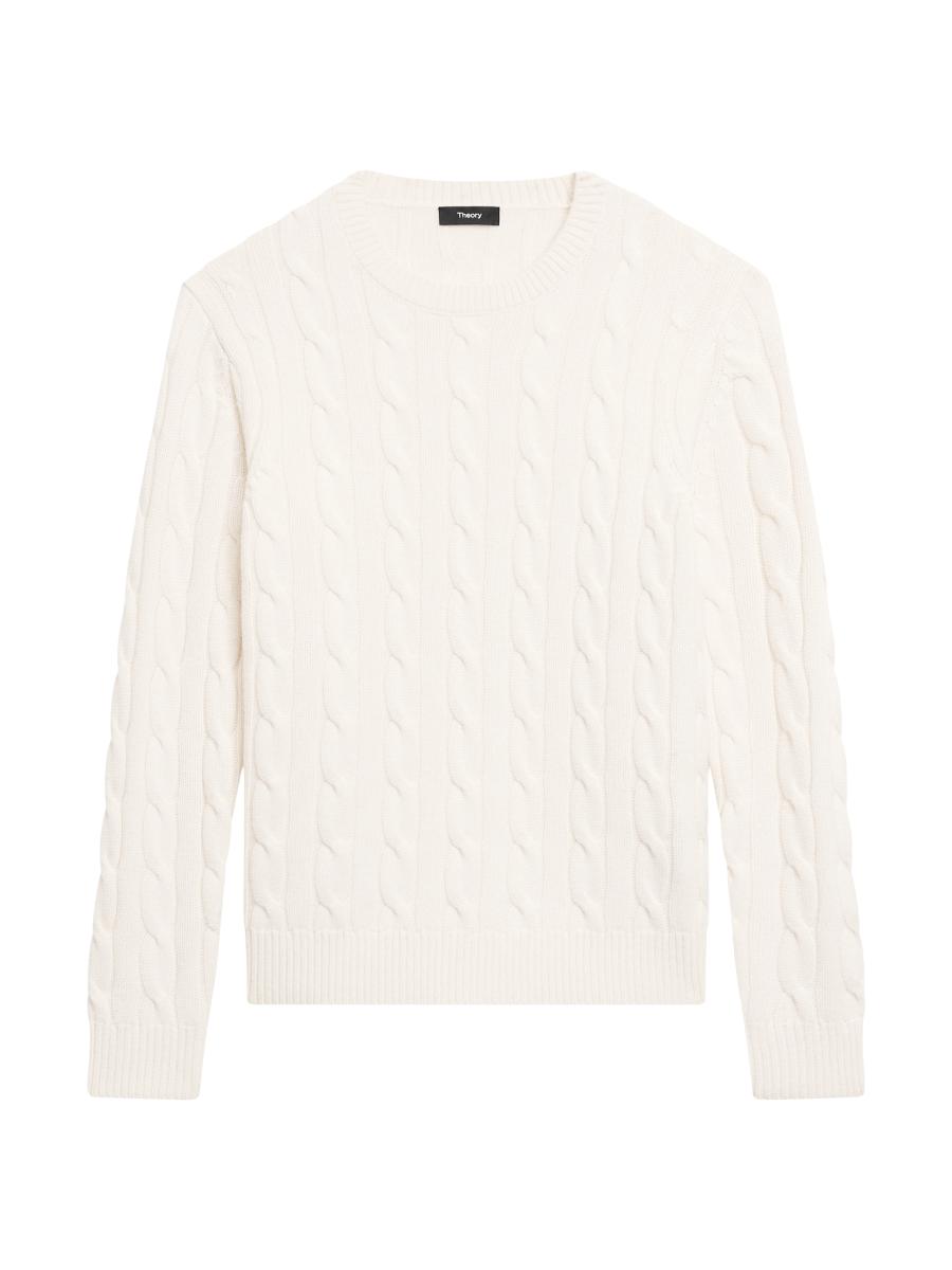 Theory Montana Wool Cable-Knit Sweater | Saks Fifth Avenue