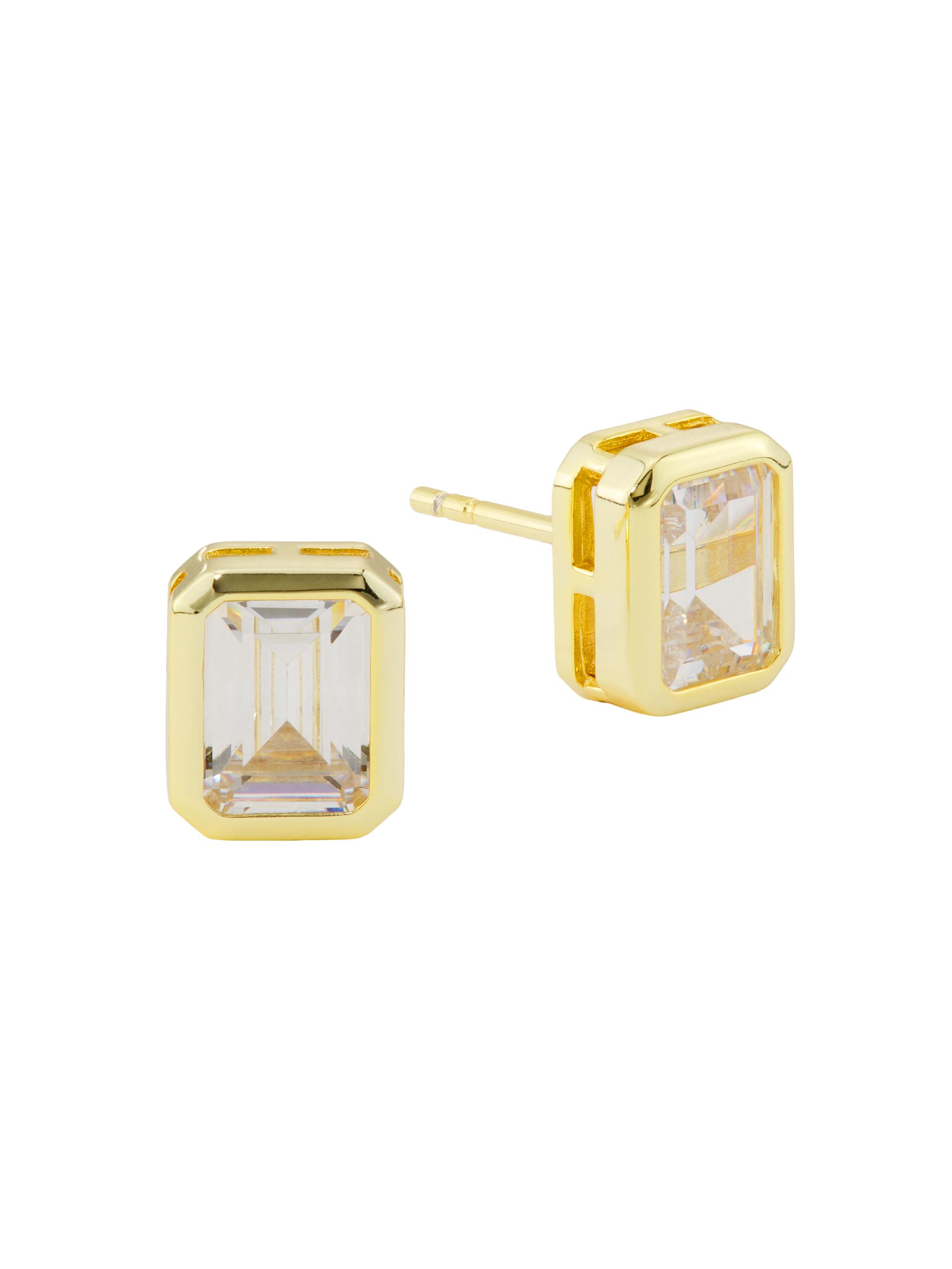 Shashi Women's 14K-Gold-Plated & Cubic Zirconia Stud Earrings - Gold