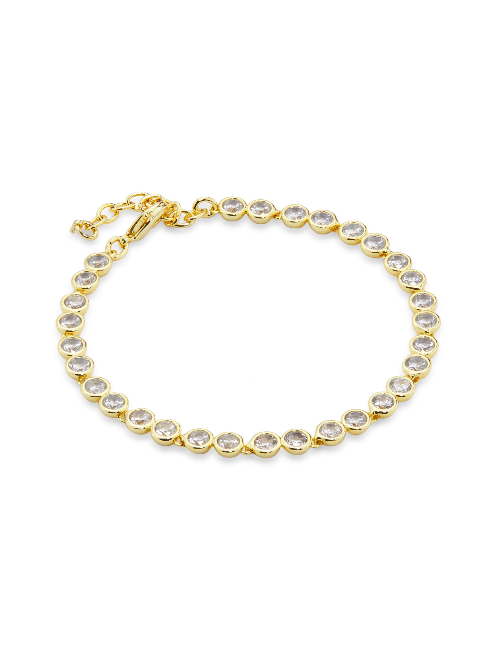 Shashi Women's 14K-Gold-Plated & Cubic Zirconia Bracelet - Gold