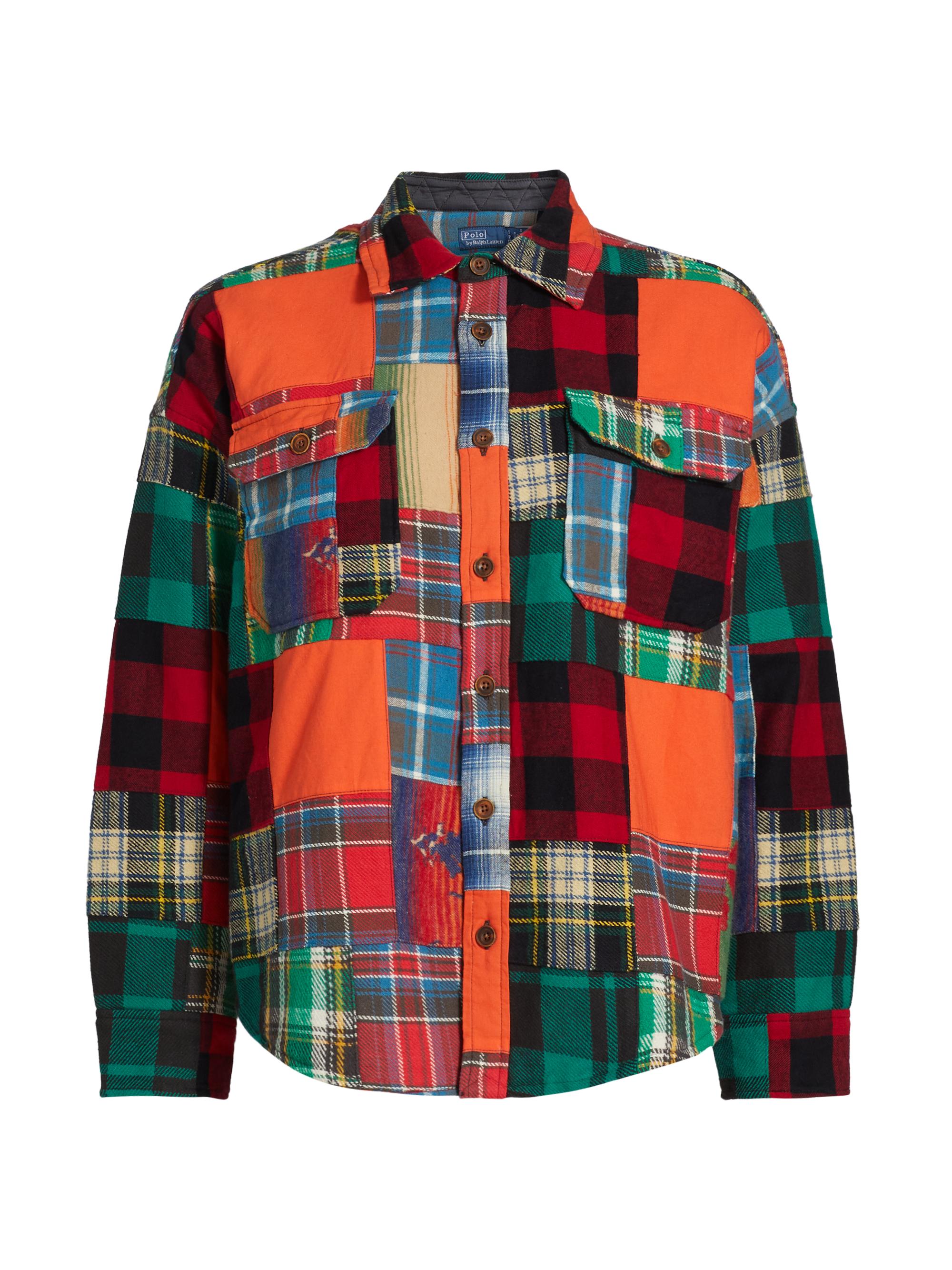 Polo Ralph Lauren Women's Quilted Patchwork Oversized Shirt - Multi Patchwork