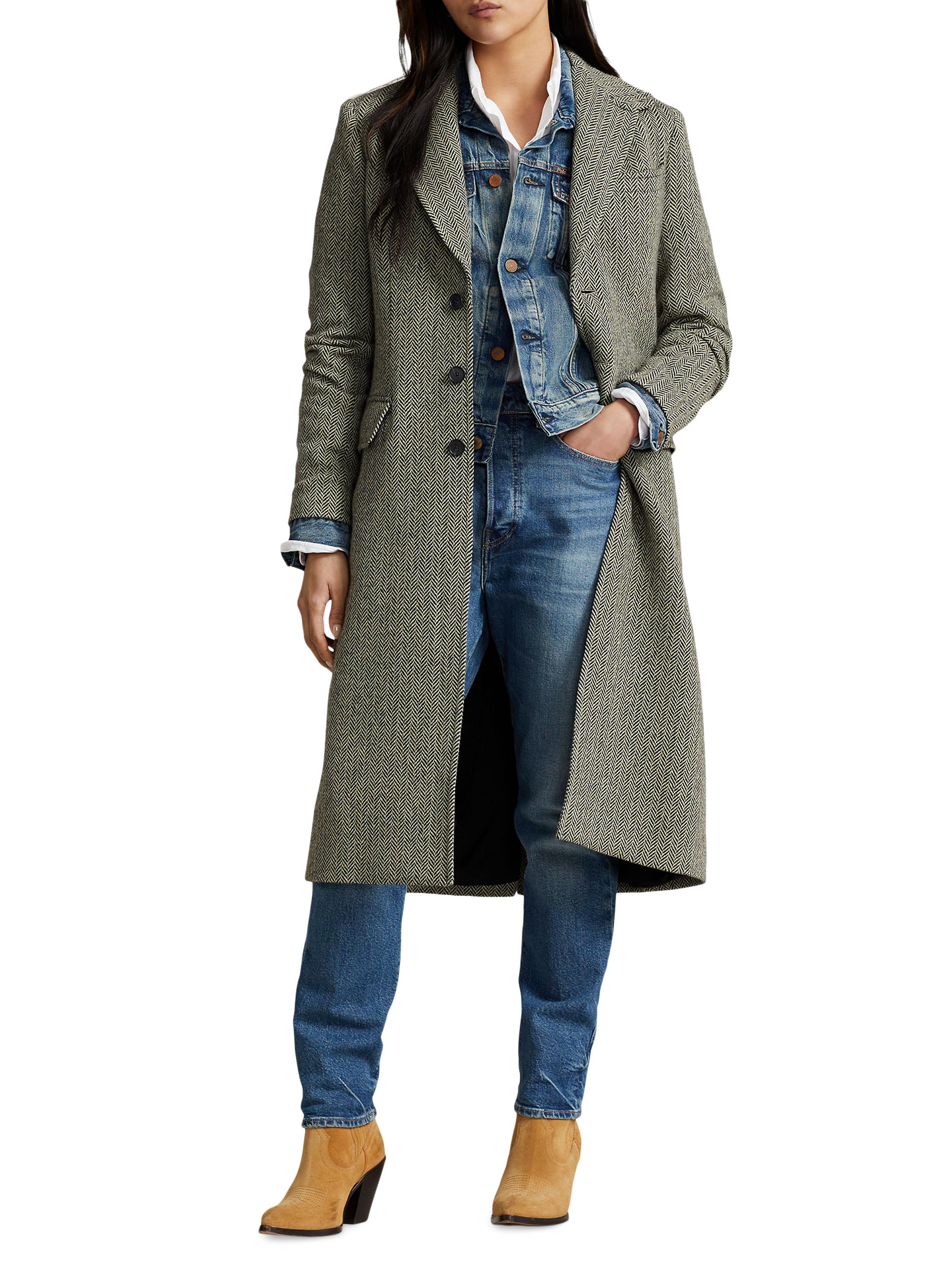 Polo Ralph Lauren Herringbone Wool-Blend Single-Breasted