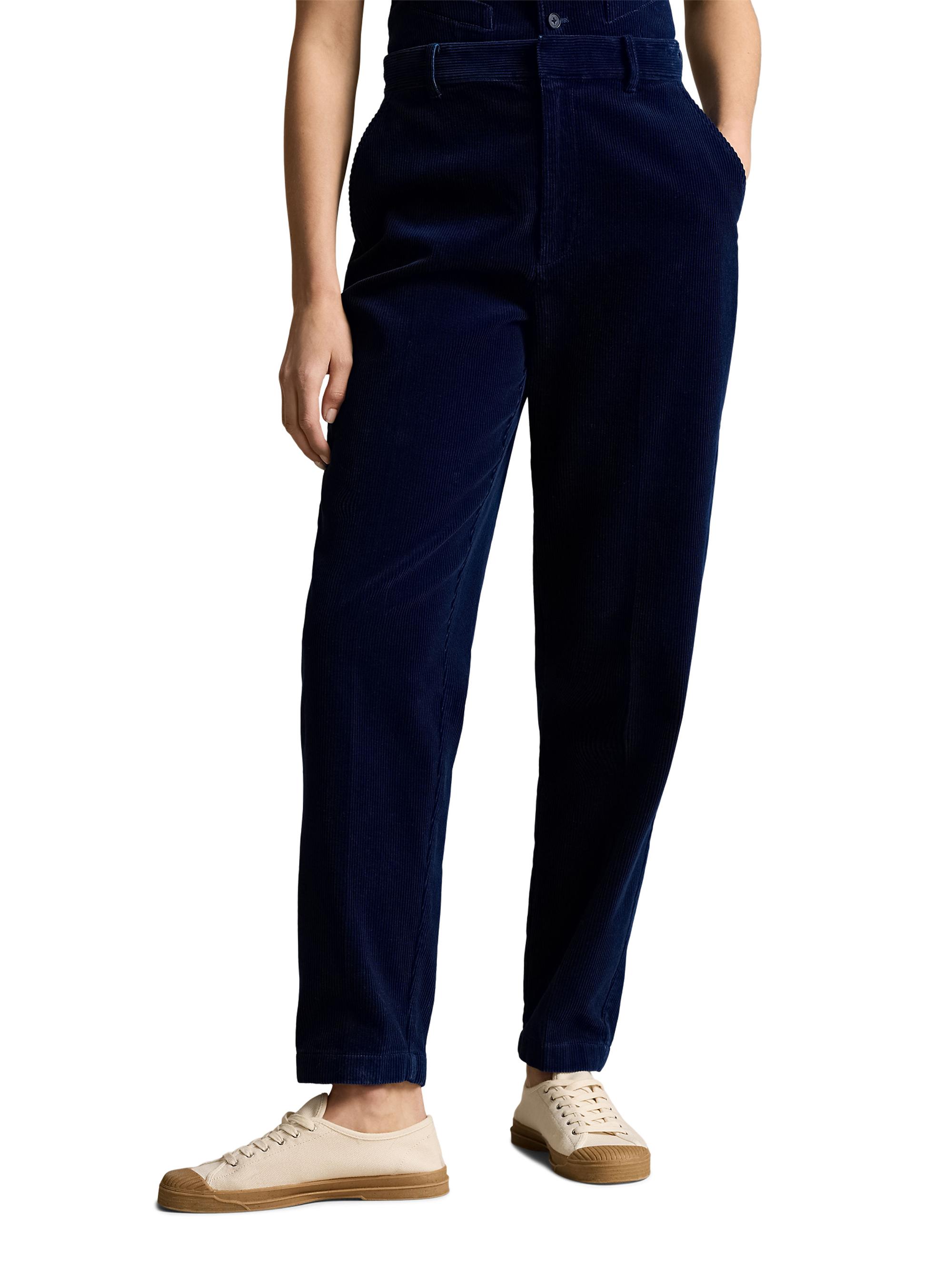Polo Ralph Lauren Women's Cotton Corduroy Tapered Pant - Indigo