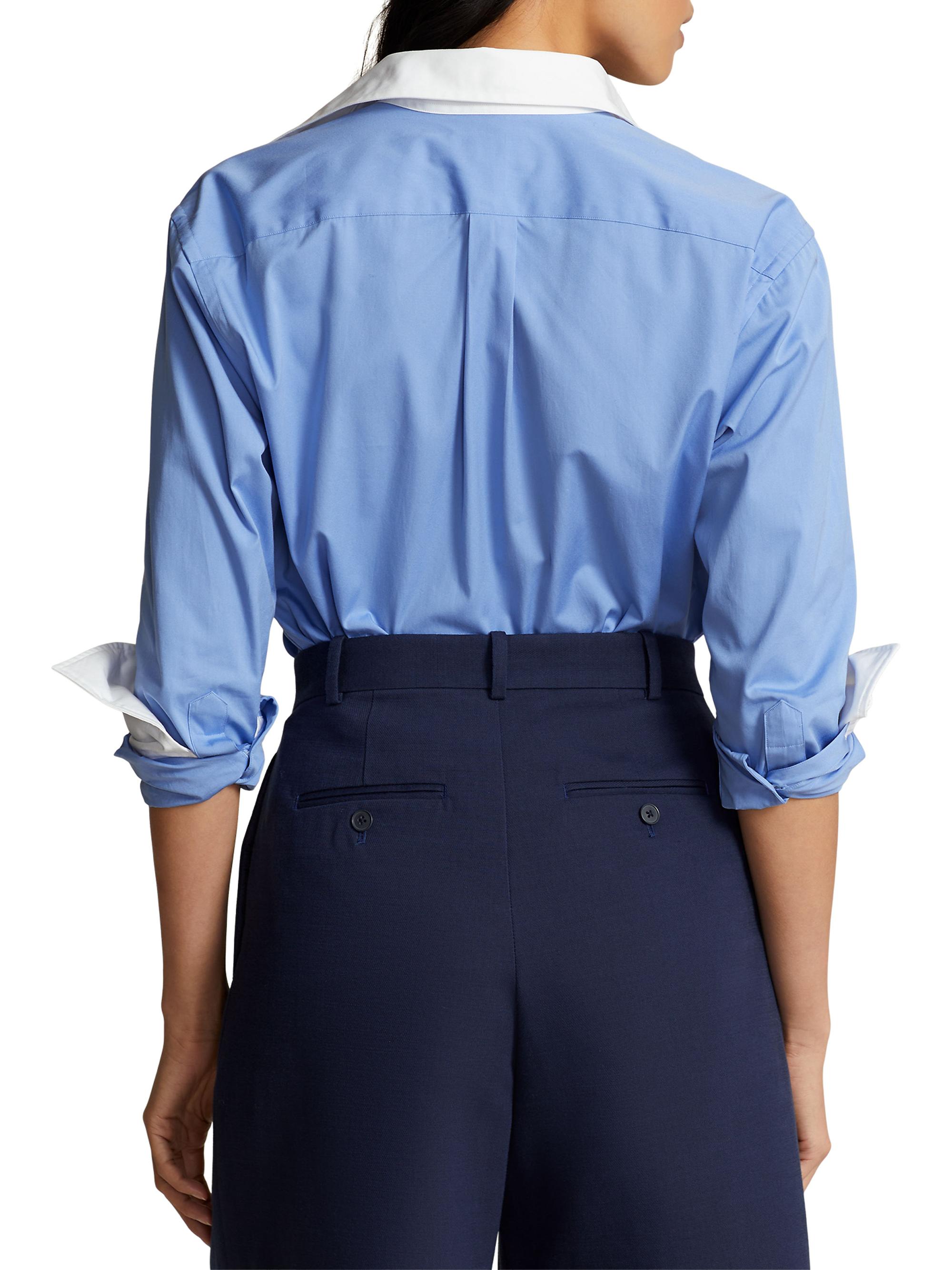 Polo Ralph Lauren Relaxed Fit Cotton Shirt | Saks Fifth Avenue