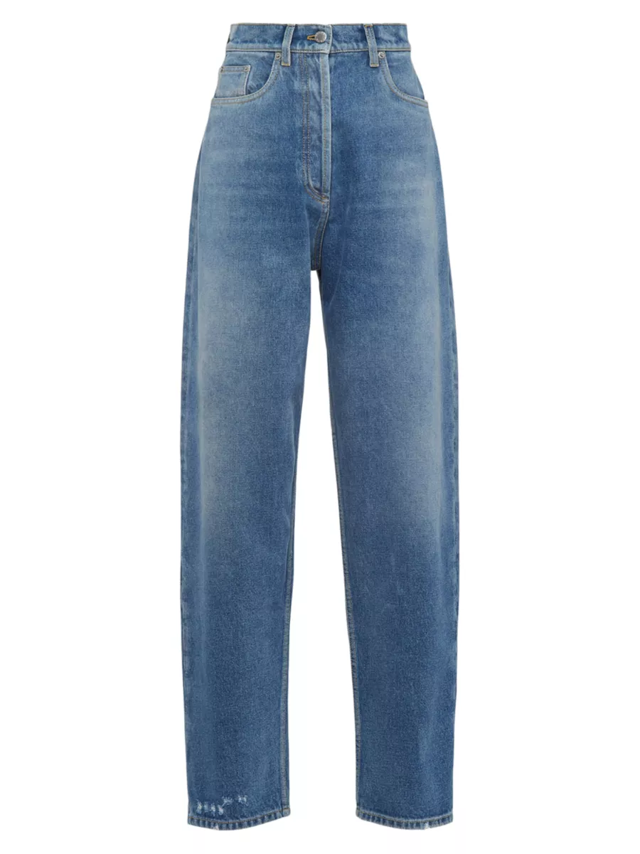 Shop Prada High-Waisted Denim Jeans | Saks Fifth Avenue Shop Prada High-Waisted Denim Jeans | Saks Fifth Avenue