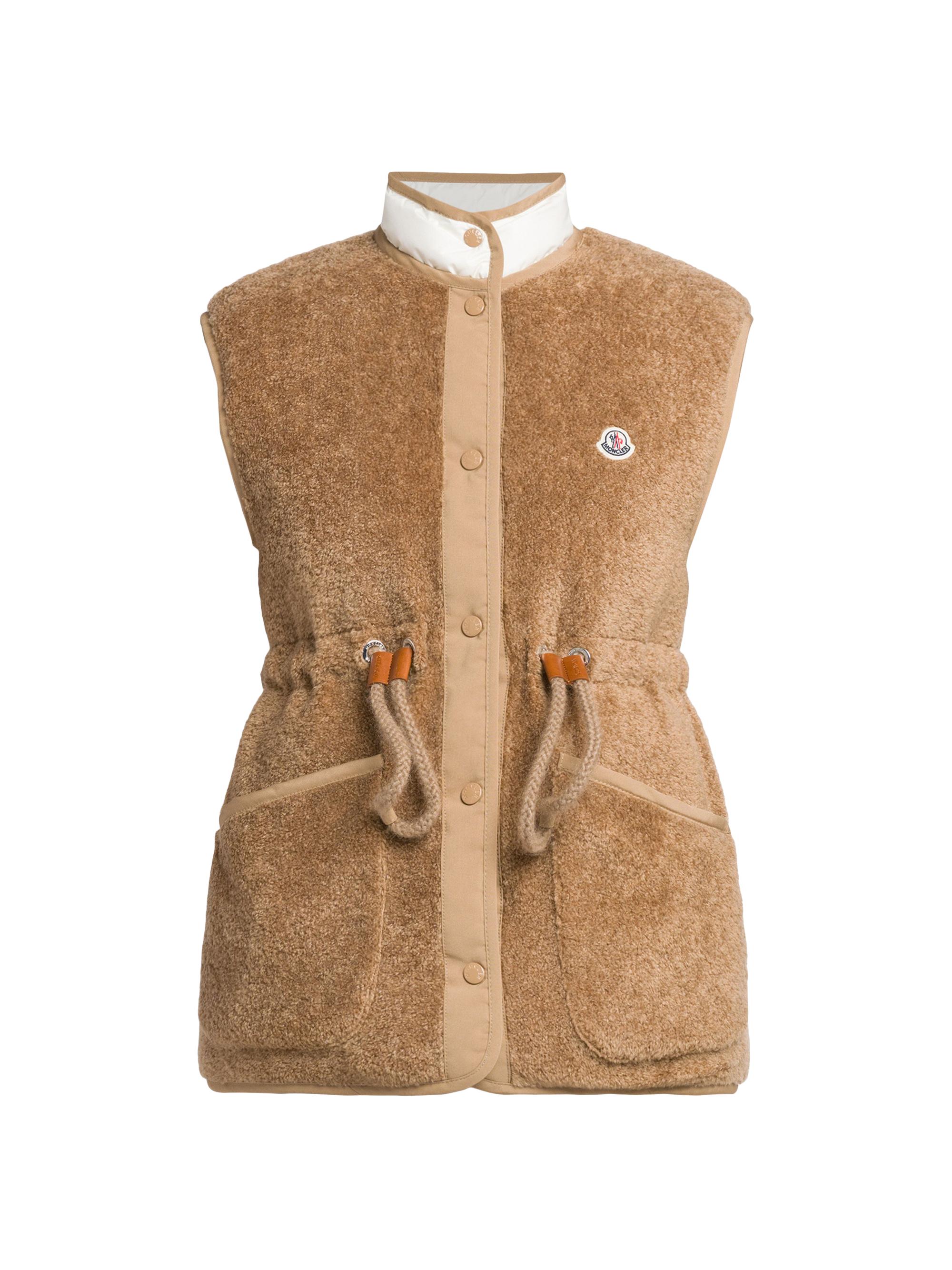 Moncler Women's Teddy Down Vest - Brown