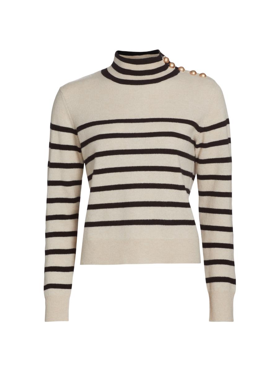 Saks Fifth Avenue
 COLLECTION Floral Wool-Blend Sweater