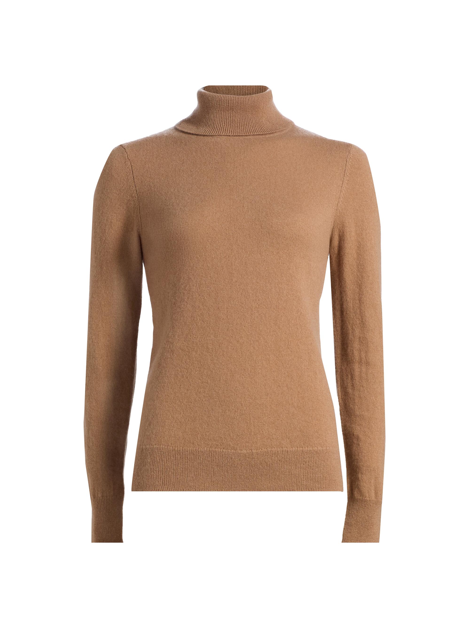 Saks Fifth Avenue Women's Cashmere Turtleneck Sweater - Heritage Brown