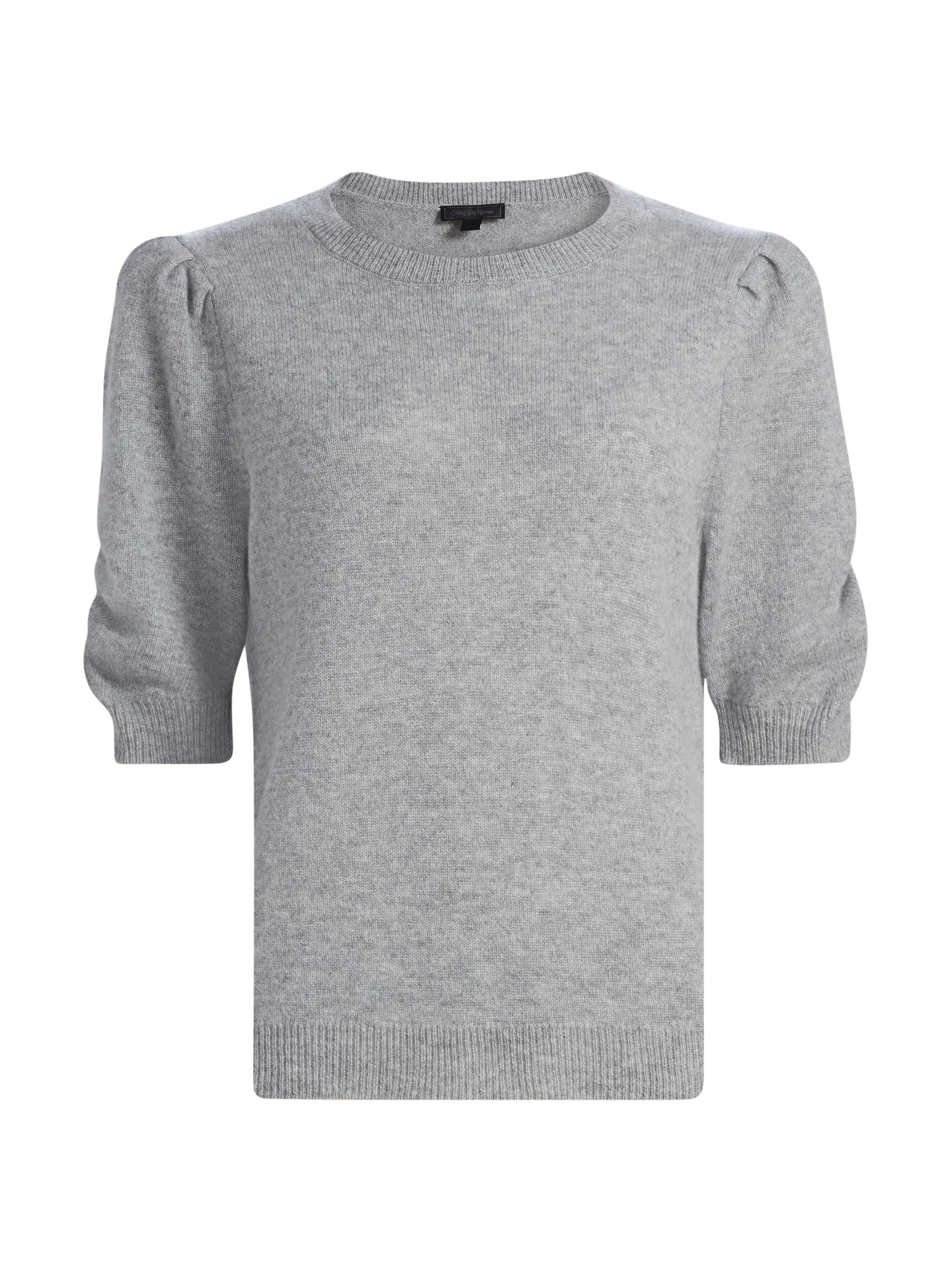 Saks Fifth Avenue Women's Pleated Cashmere Sweater - Flannel