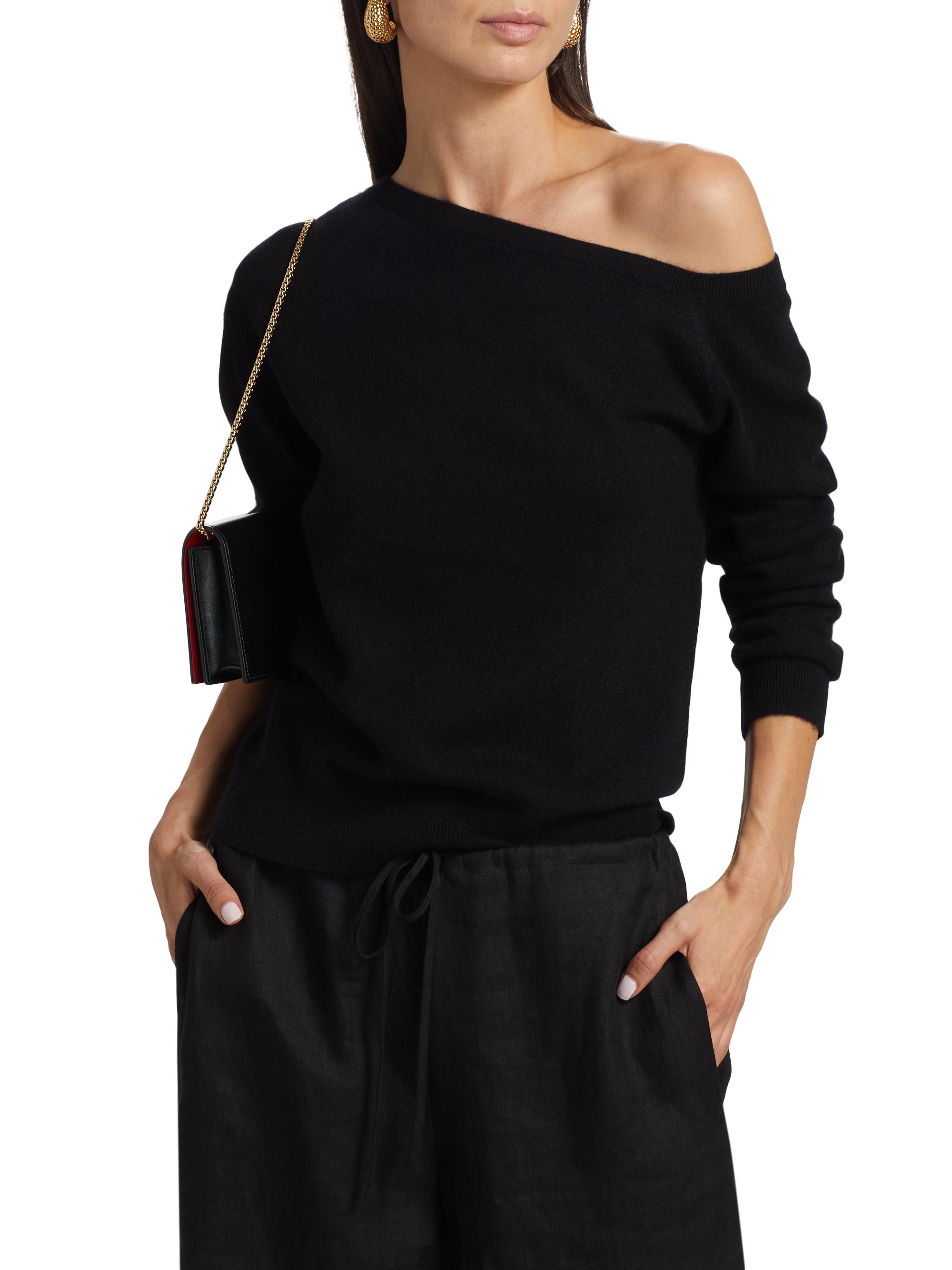 Saks Fifth Avenue One-Shoulder Cashmere Sweater Saks Fifth Avenue