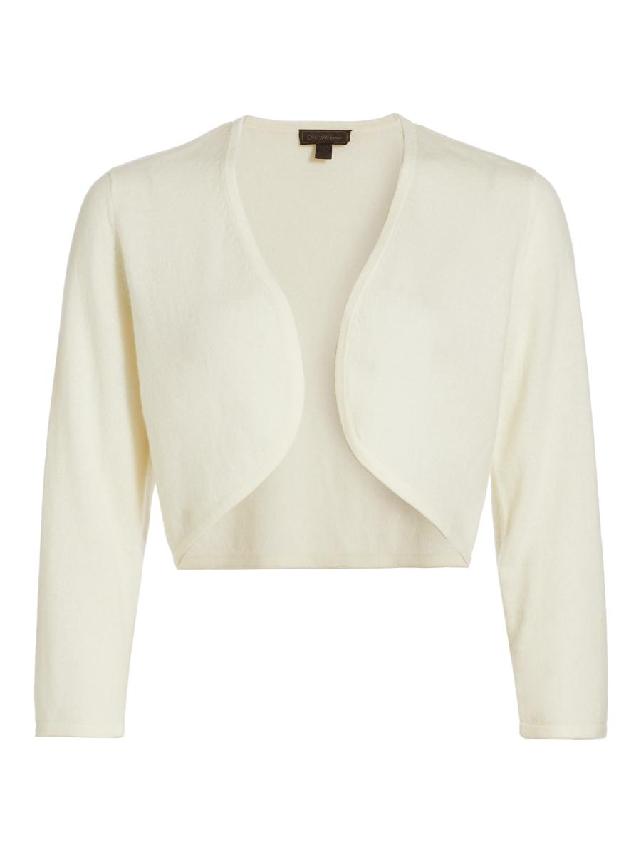 Riu Cropped bolero knit blouse ホワイト 7386255_White?wid=600&hei=600&
