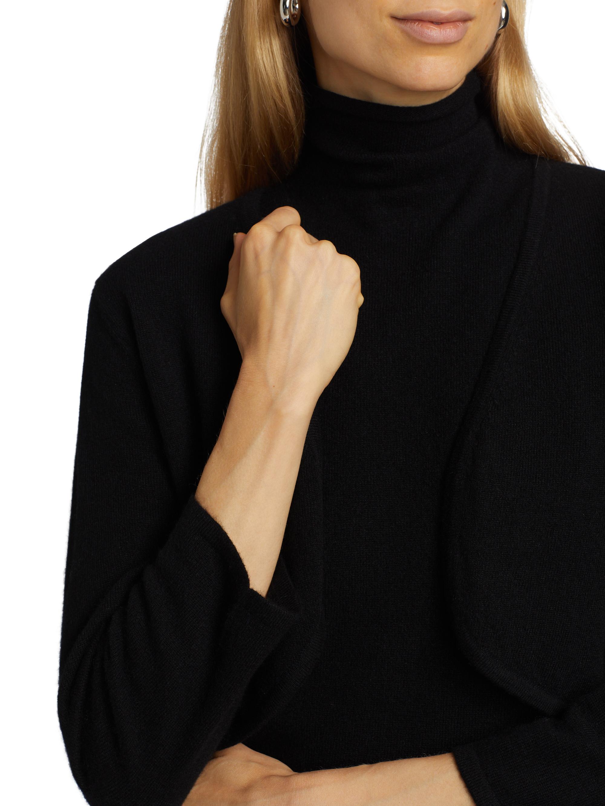 Saks Fifth Avenue COLLECTION Cashmere Cropped Open Bolero Cardigan