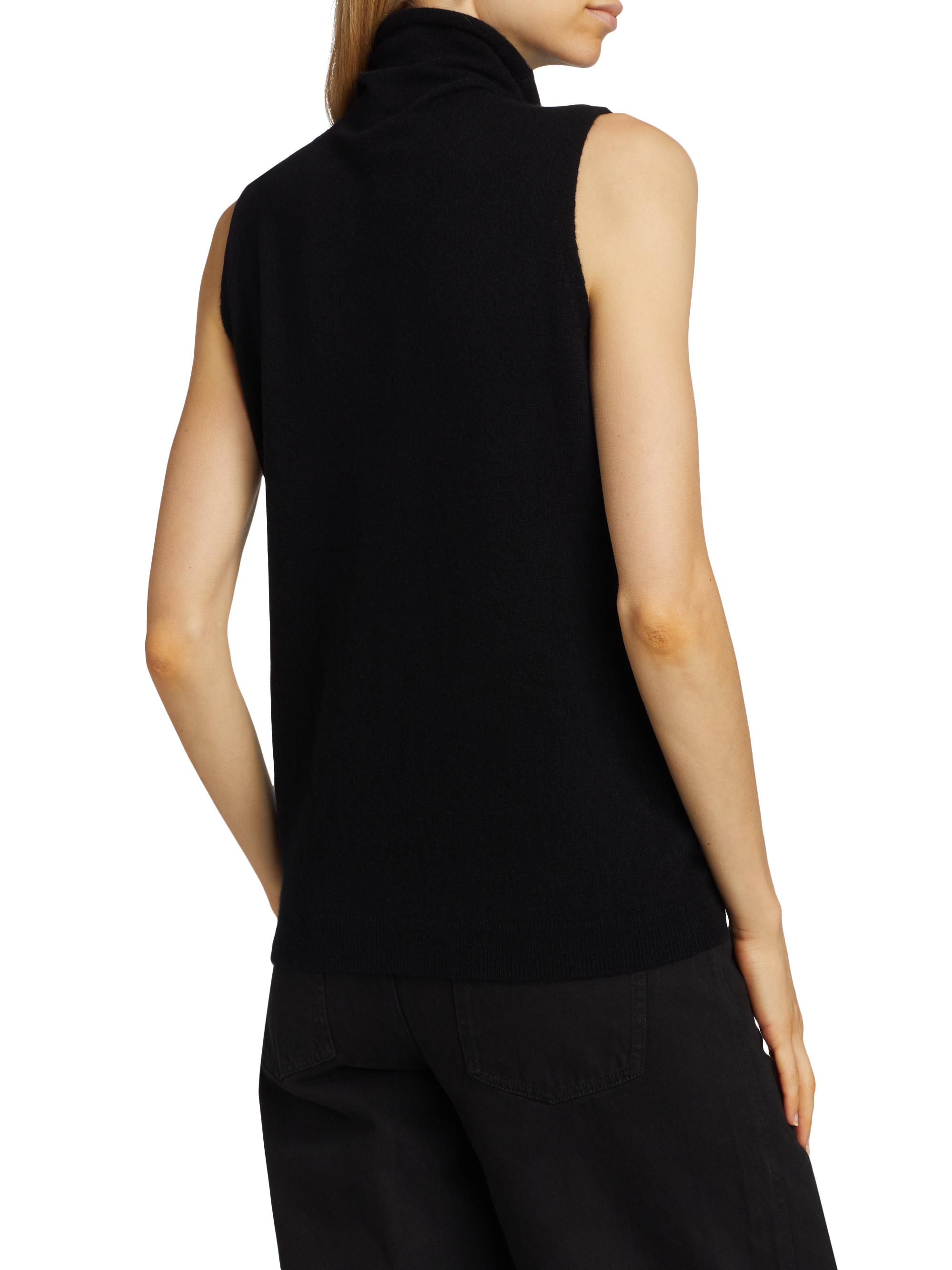 Saks Fifth Avenue COLLECTION Cashmere Turtleneck Vest Saks Fifth