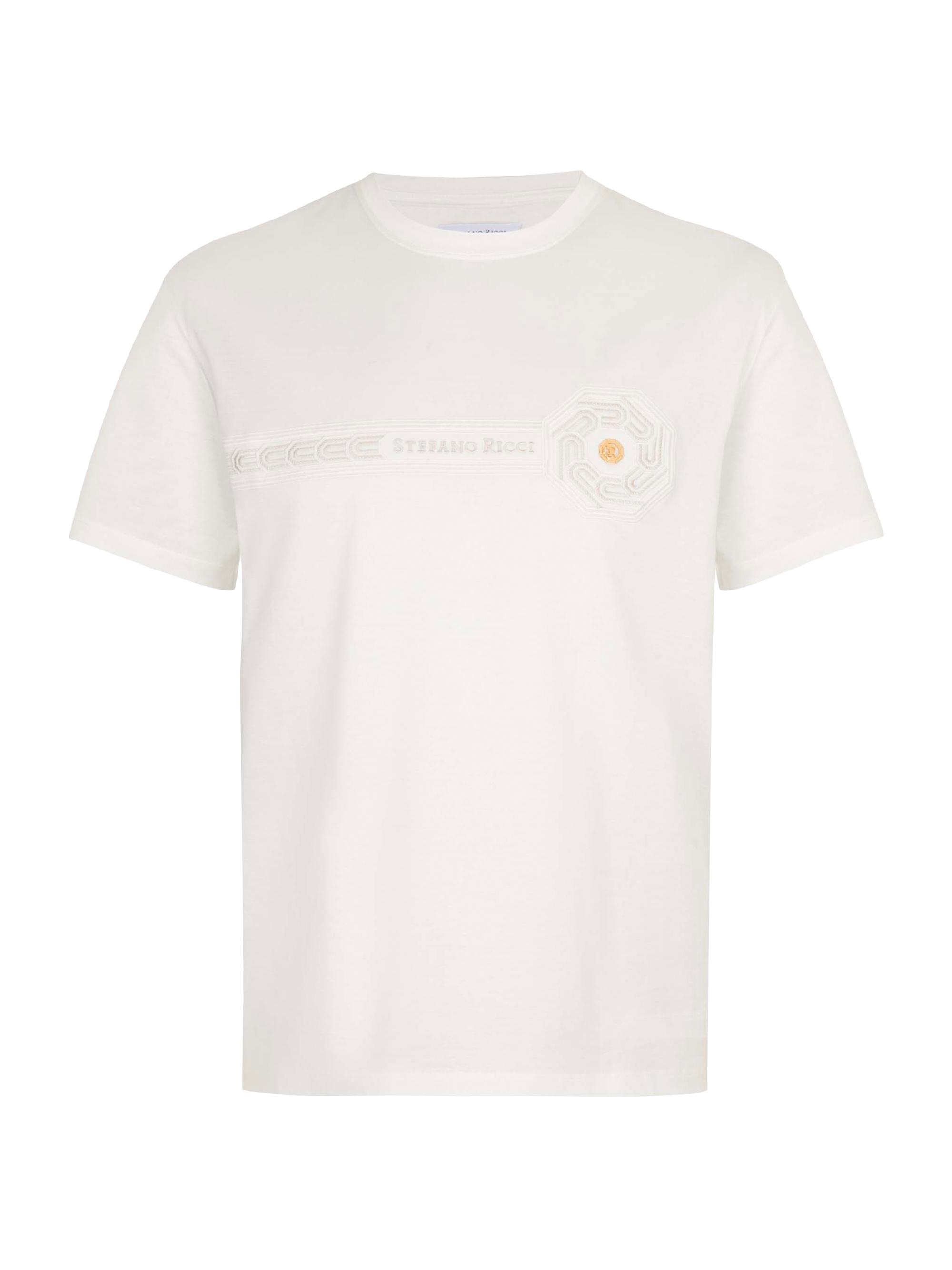 Stefano Ricci Men's T-Shirt - Milk White