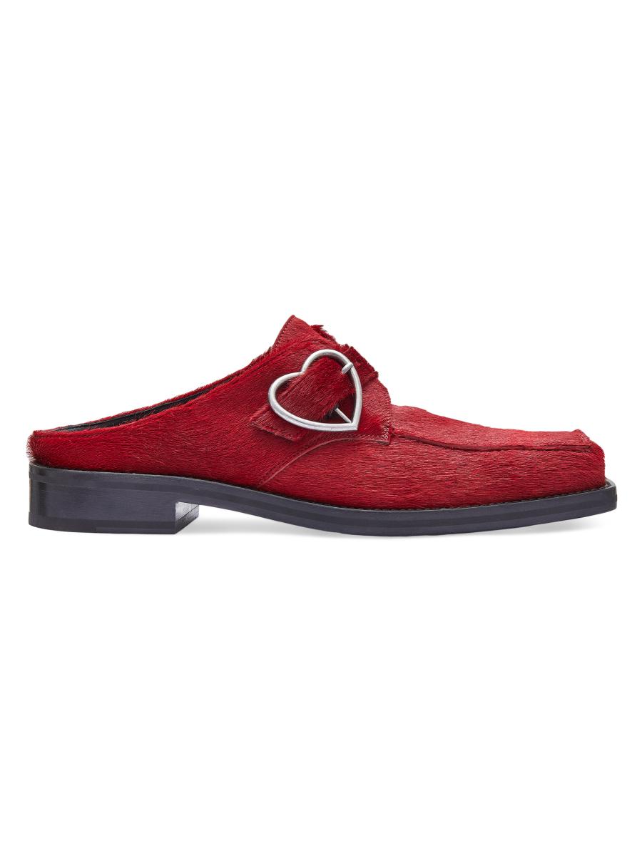 Martine Rose Square-Toe Buckle Mules | Saks Fifth Avenue