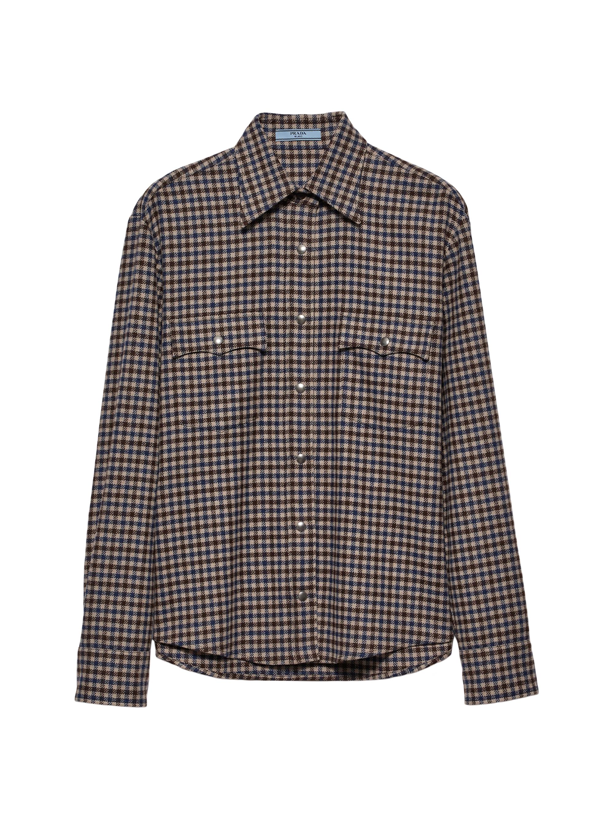 Prada Women's Wool Shirt - Brown