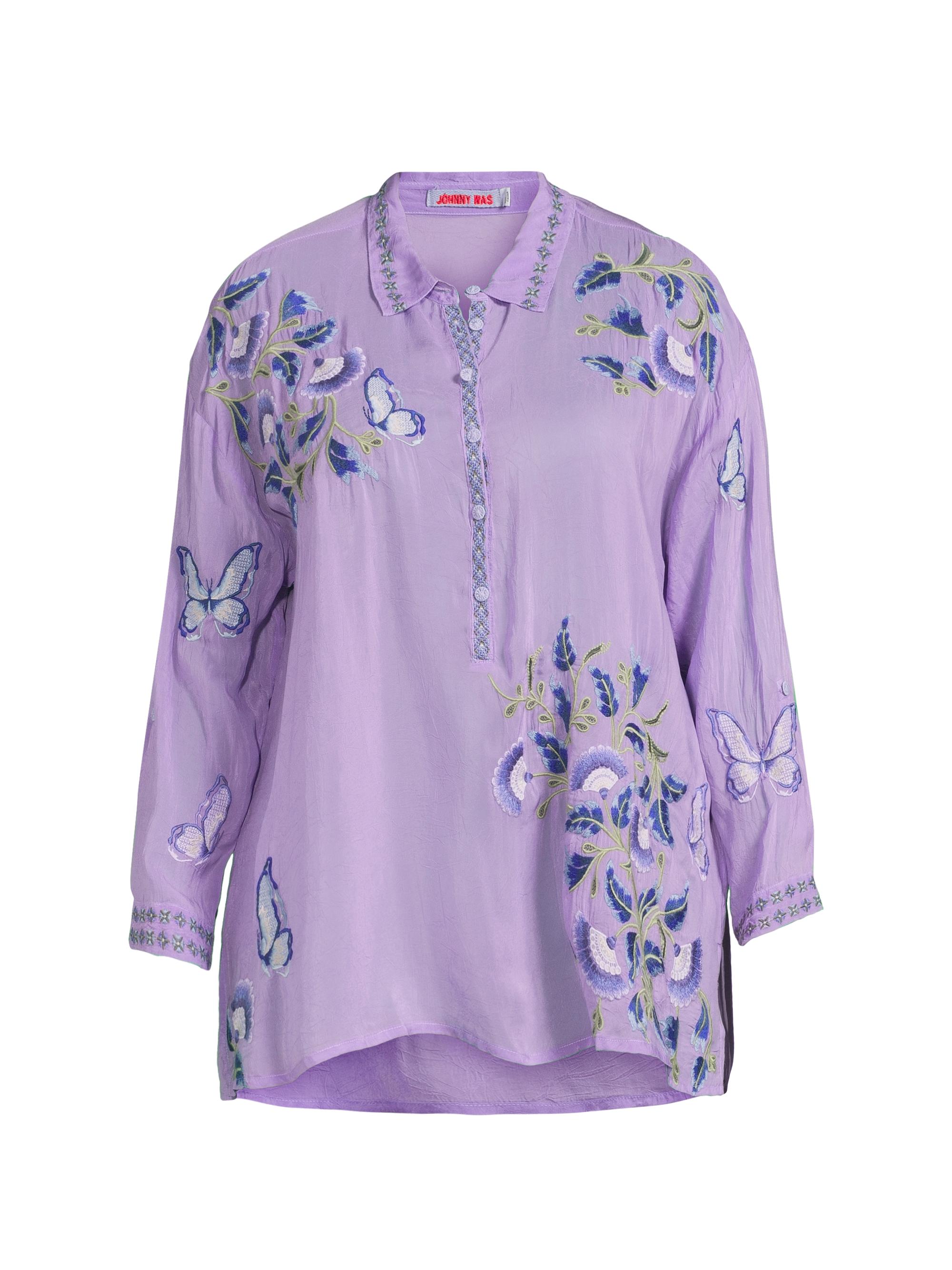 Johnny's - ゆ Buy JANE ZIPUP SHIRT TUNIC | Johnny Was