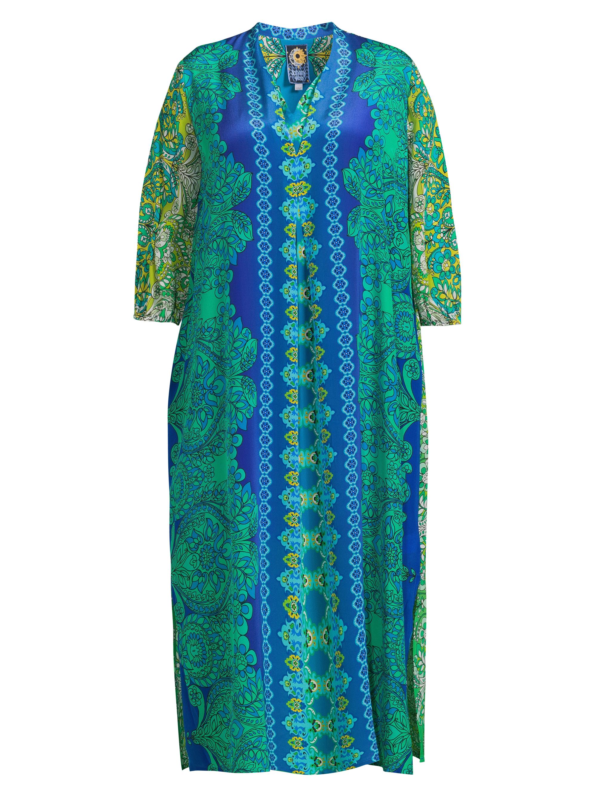 Johnny Was Women's Kahinu Silk Midi Dress