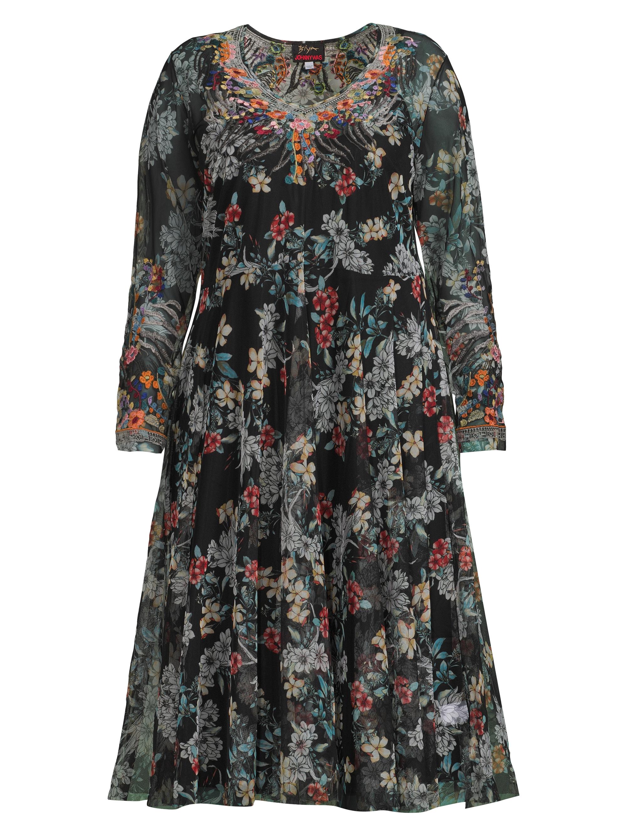 Johnny Was Women's Plus Mazzy Flared Dress