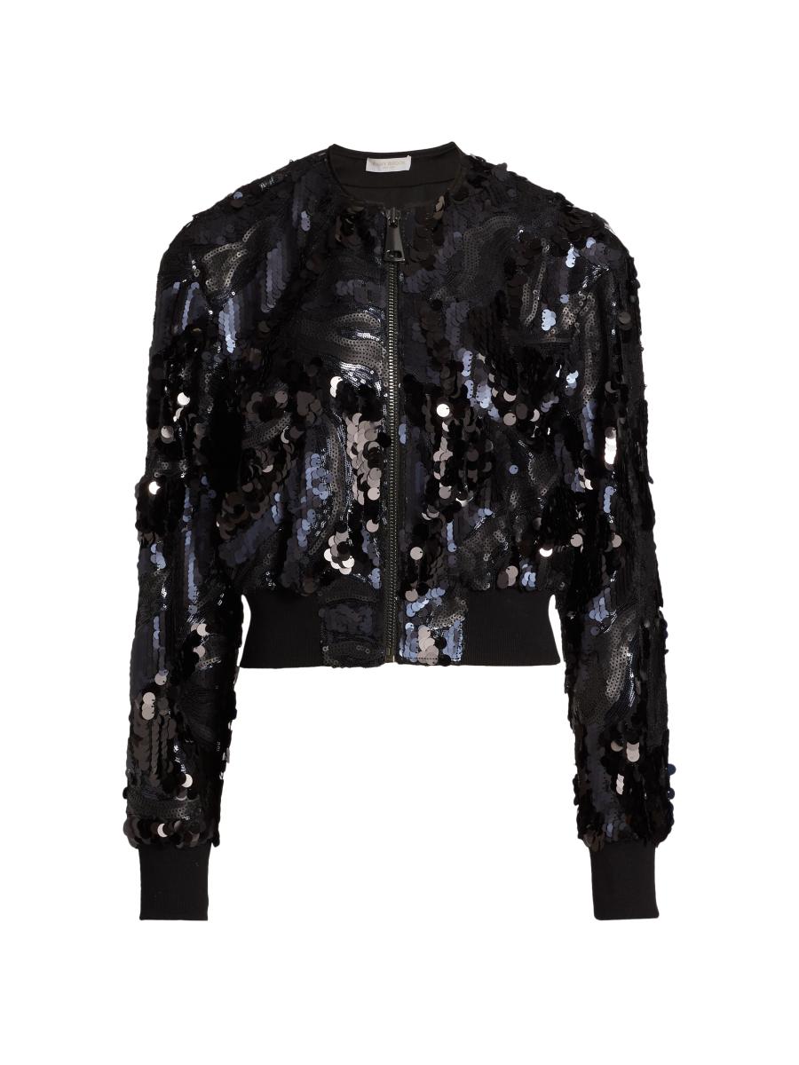 Ramy Brook Mariana Sequined Zip-Up Jacket | Saks Fifth Avenue