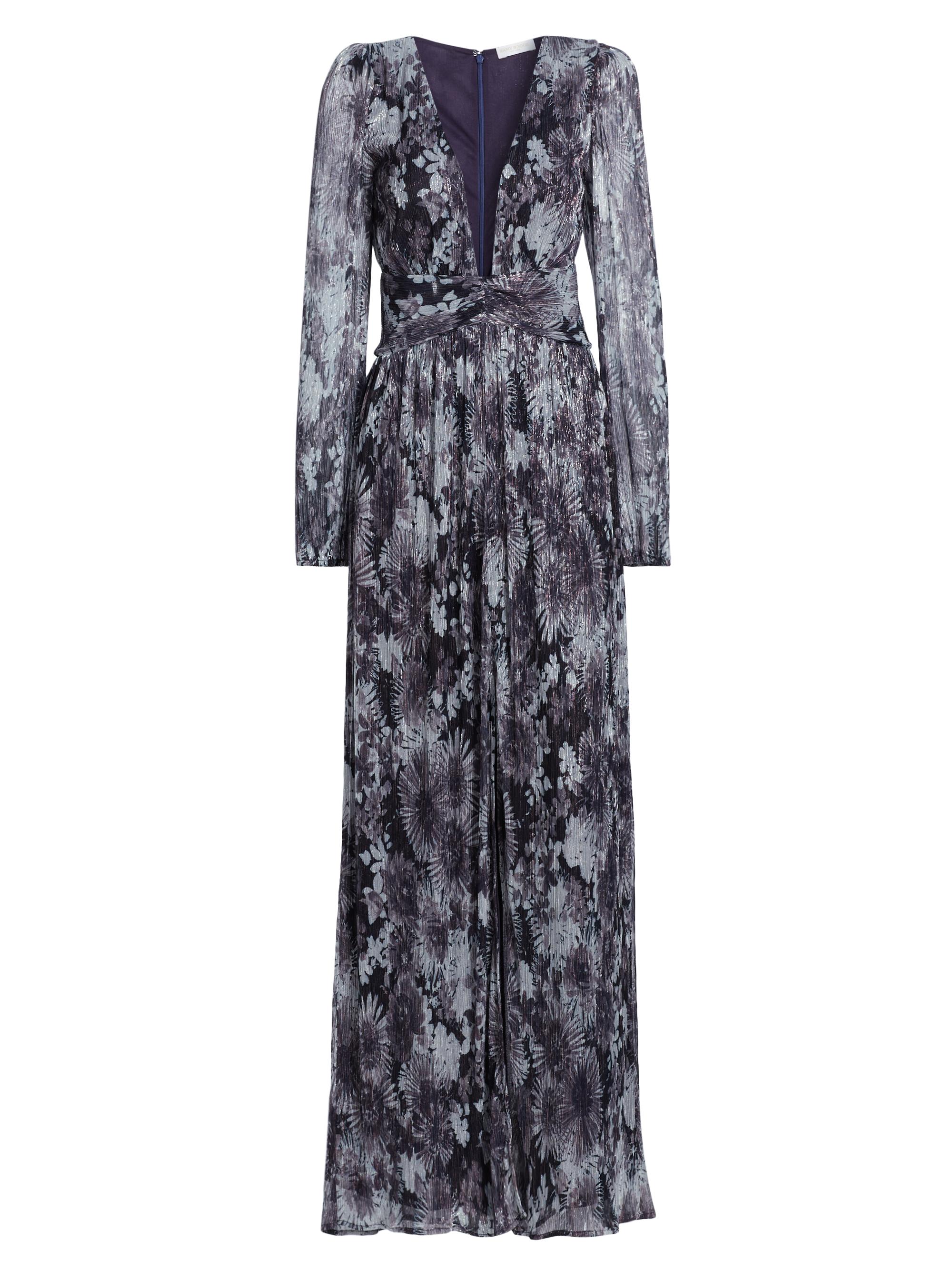 Ramy Brook Women's Estelle Floral Maxi Dress - Dove Grey Floral