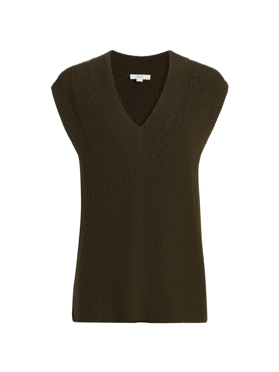 トップス COOTIE Rib Stitch V Neck Vest トップス COOTIE Rib Stitch V Neck Vest Navy Side Zip Knitted