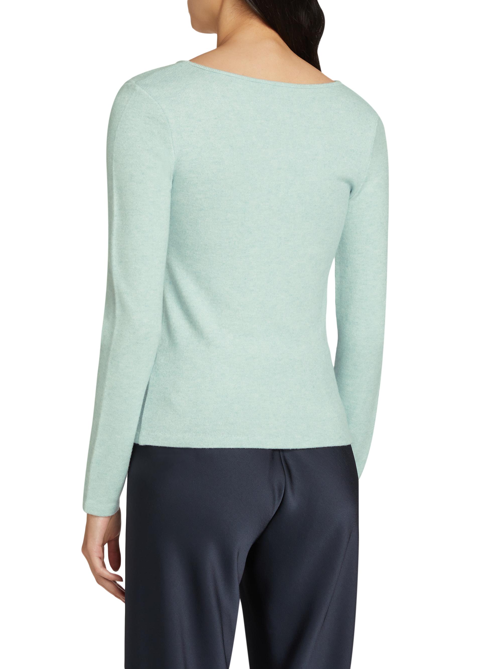 Vince Cozy Long-Sleeve V-Neck Top | Saks Fifth Avenue