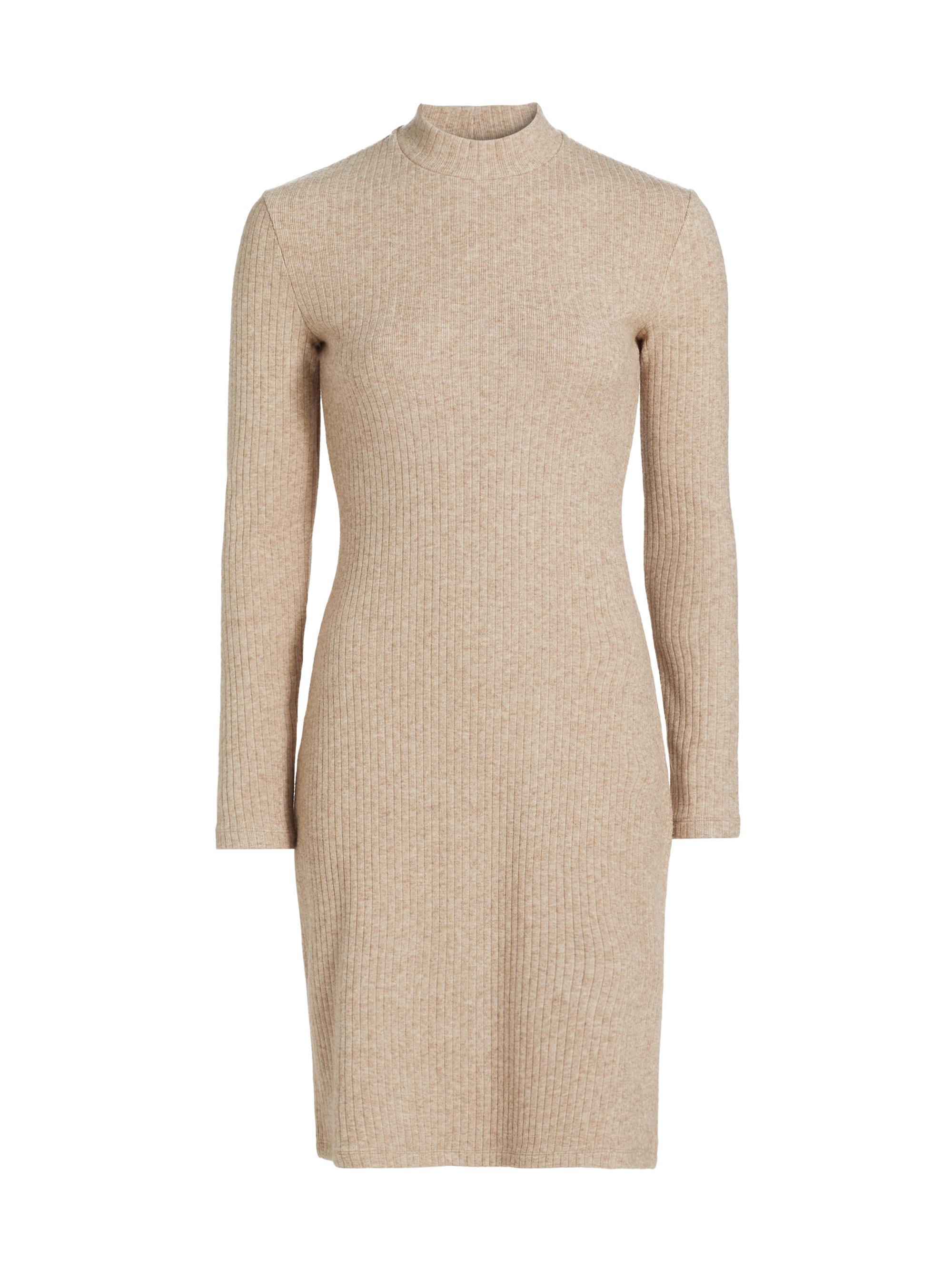Vince Women's Ribbed Sweater Minidress - Hazel Cream