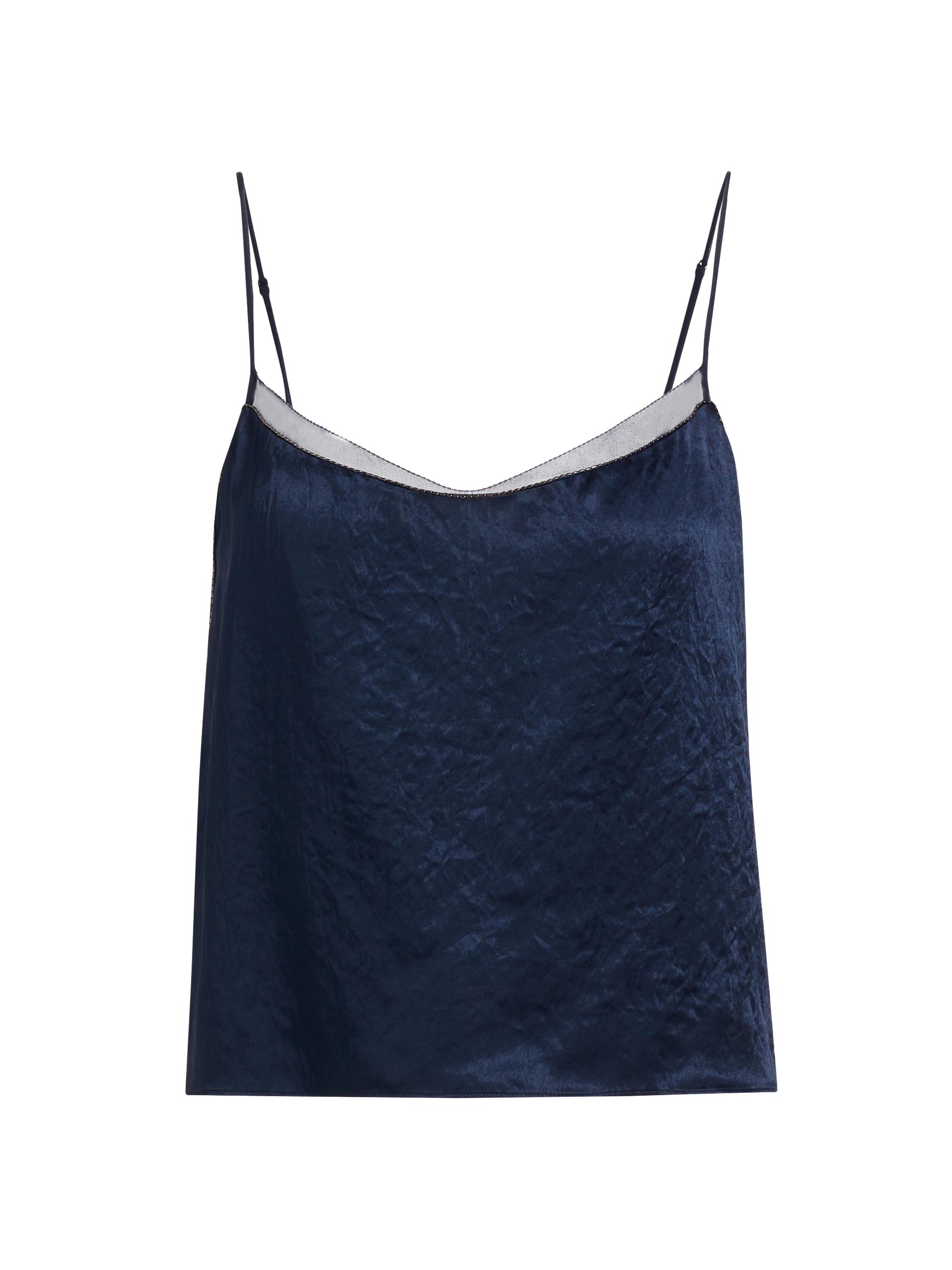 Vince Women's Beaded Boarder Cami - Coastal