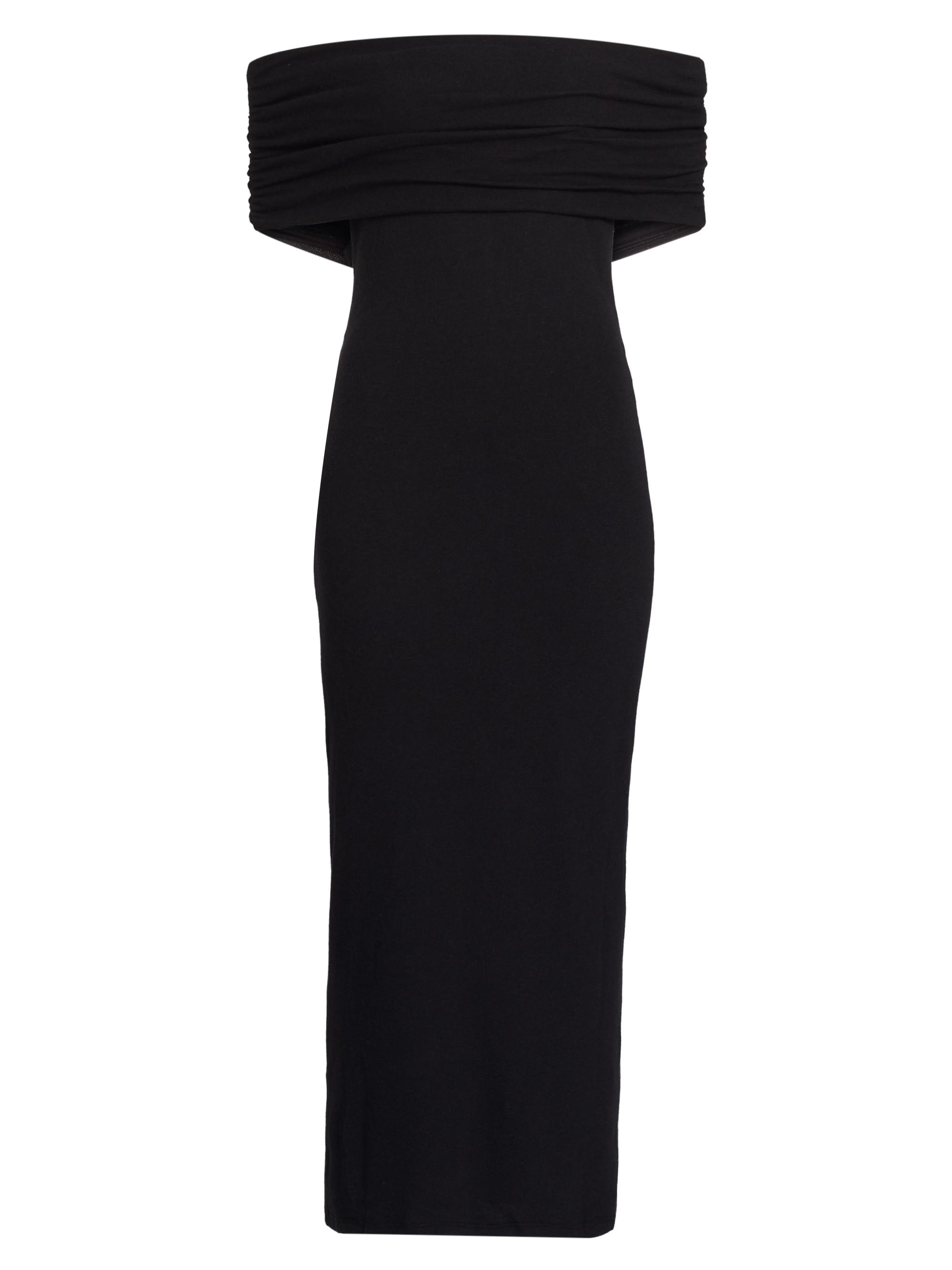 Reformation Women's Josefina Knit Midi-Dress - Black