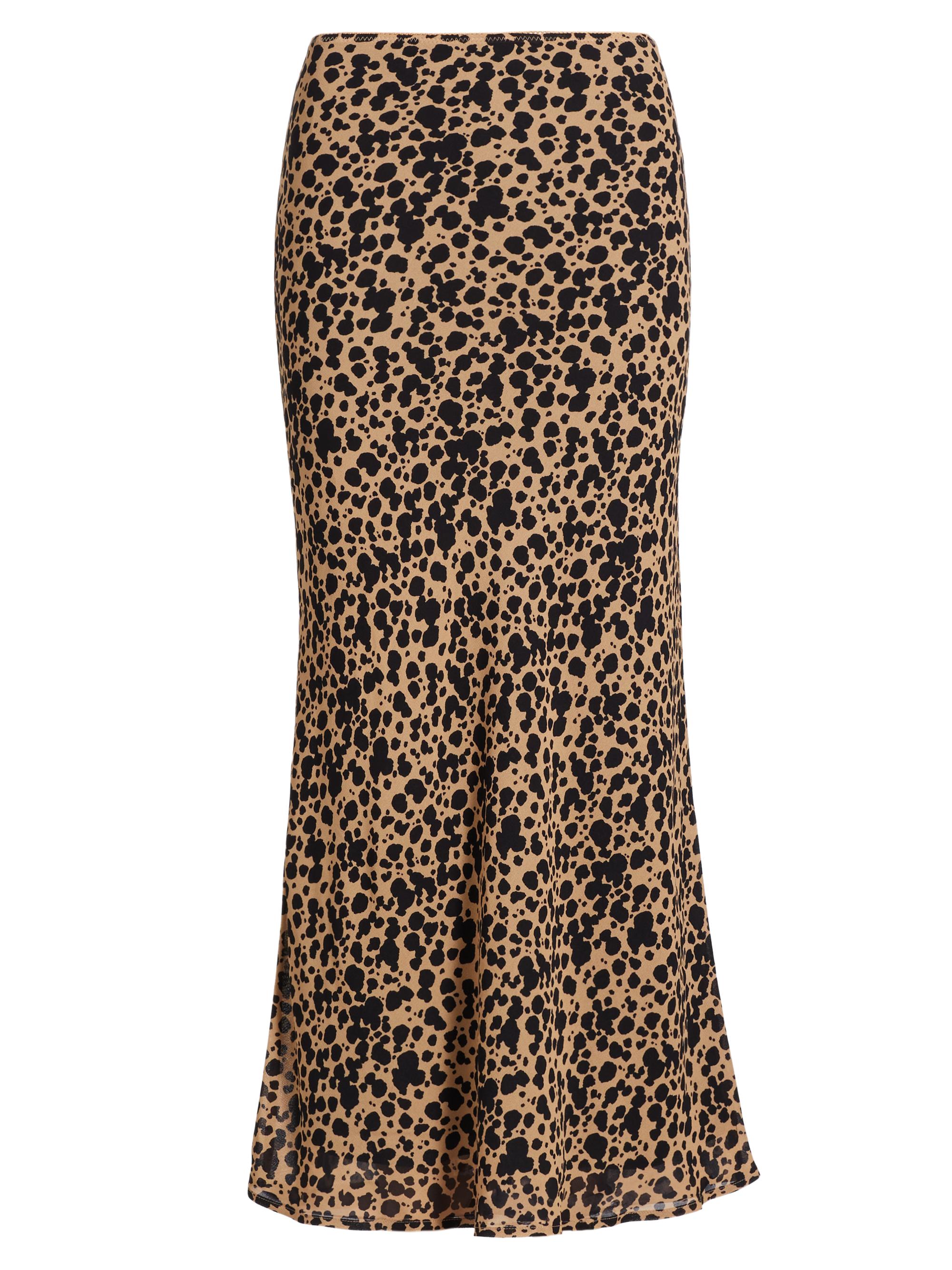 Reformation Women's Layla Spotted Midi-Skirt - Blitz