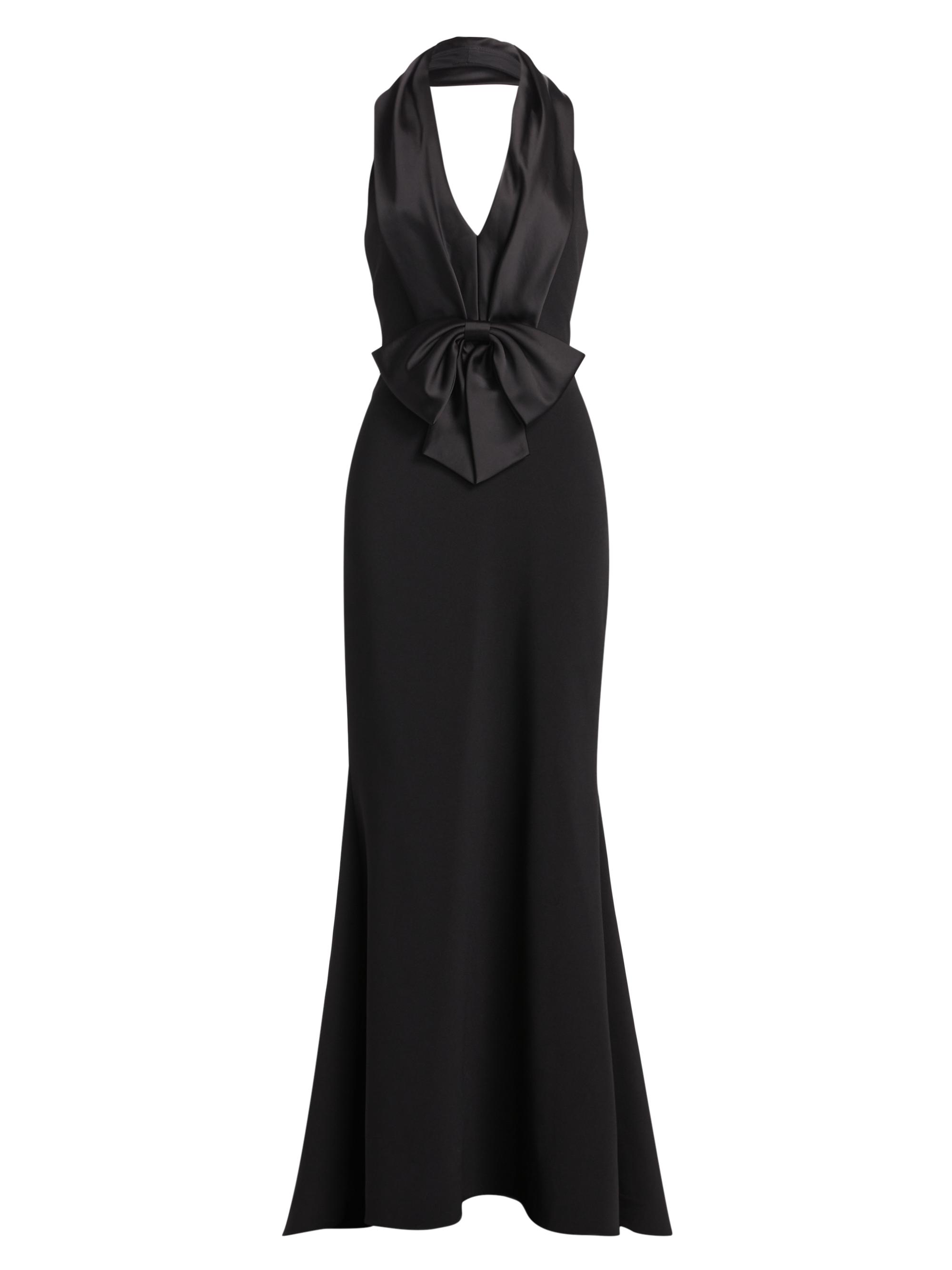 Sau Lee Paulina Ruched Satin Off-The-Shoulder Gown | Saks Fifth Avenue