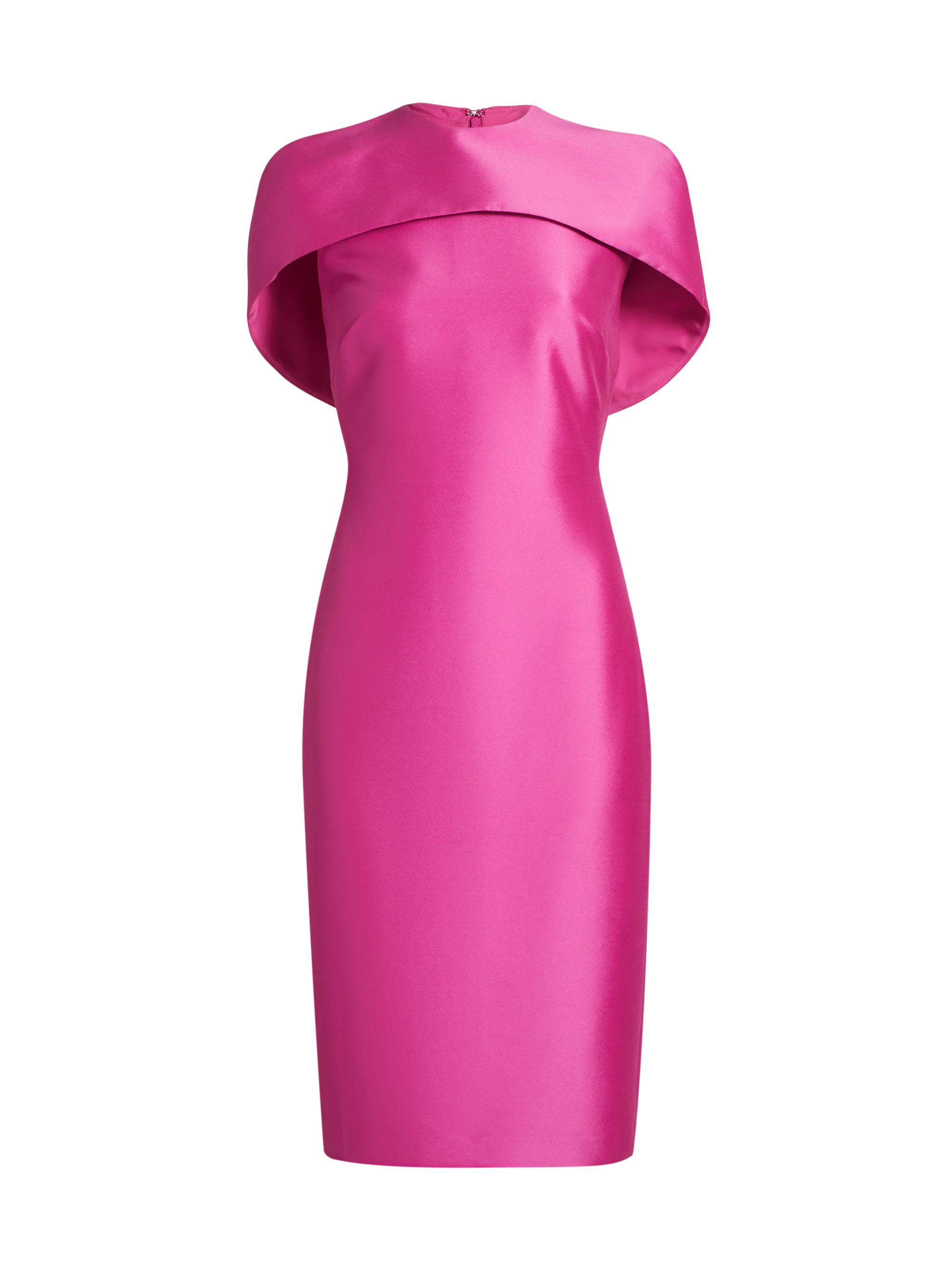 Badgley Mischka Women's Satin Off-the-Shoulder Cocktail Dress - Pink