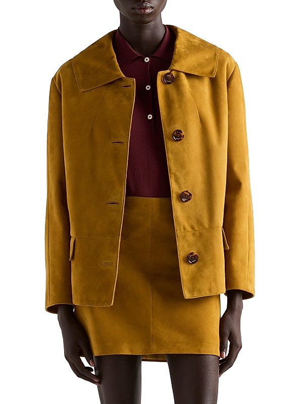 Shop Prada Suede Jacket | Saks Fifth Avenue Shop Prada Suede Jacket | Saks Fifth Avenue
