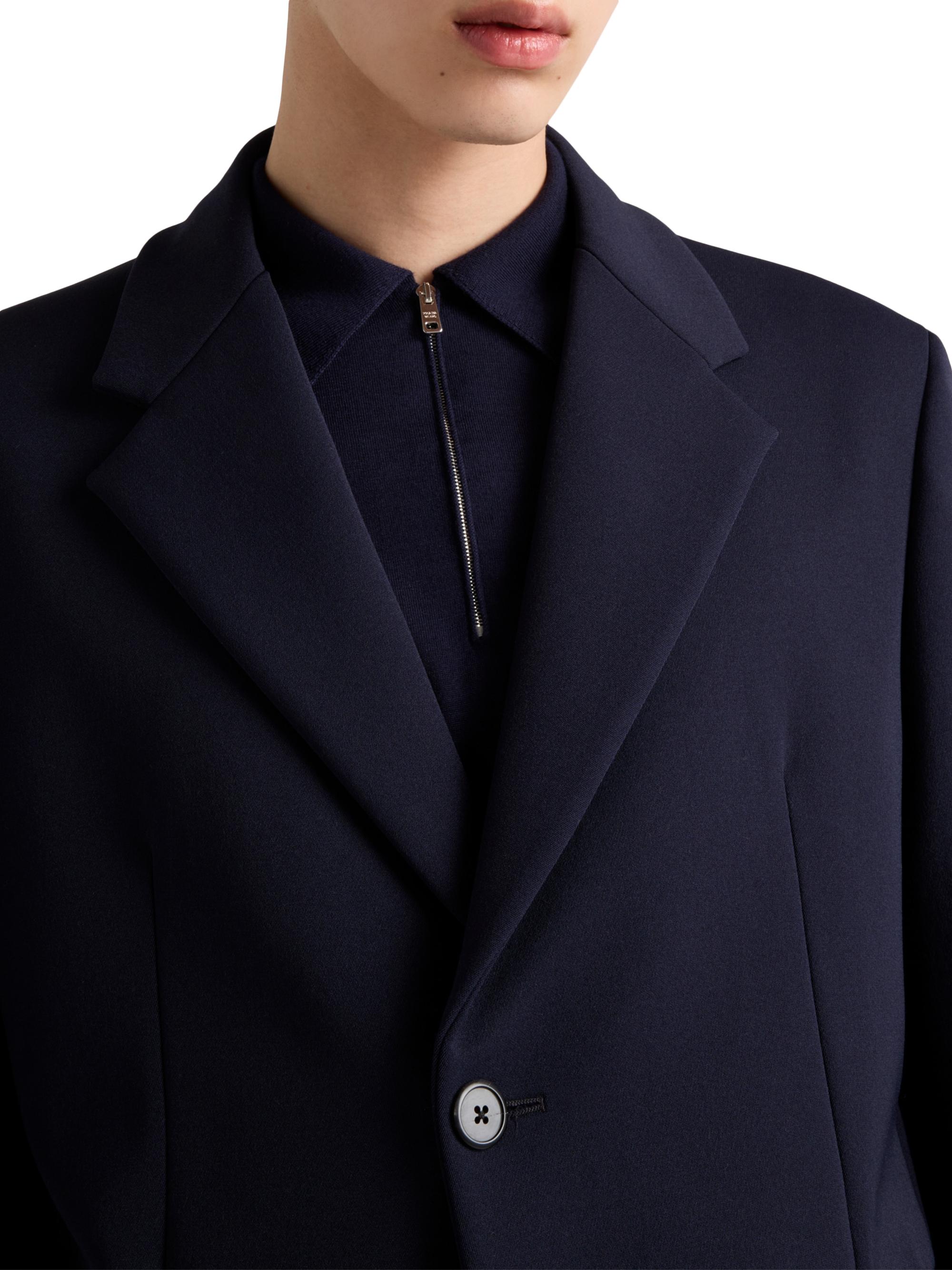 Prada Single-Breasted Technical Gabardine Jacket | Saks