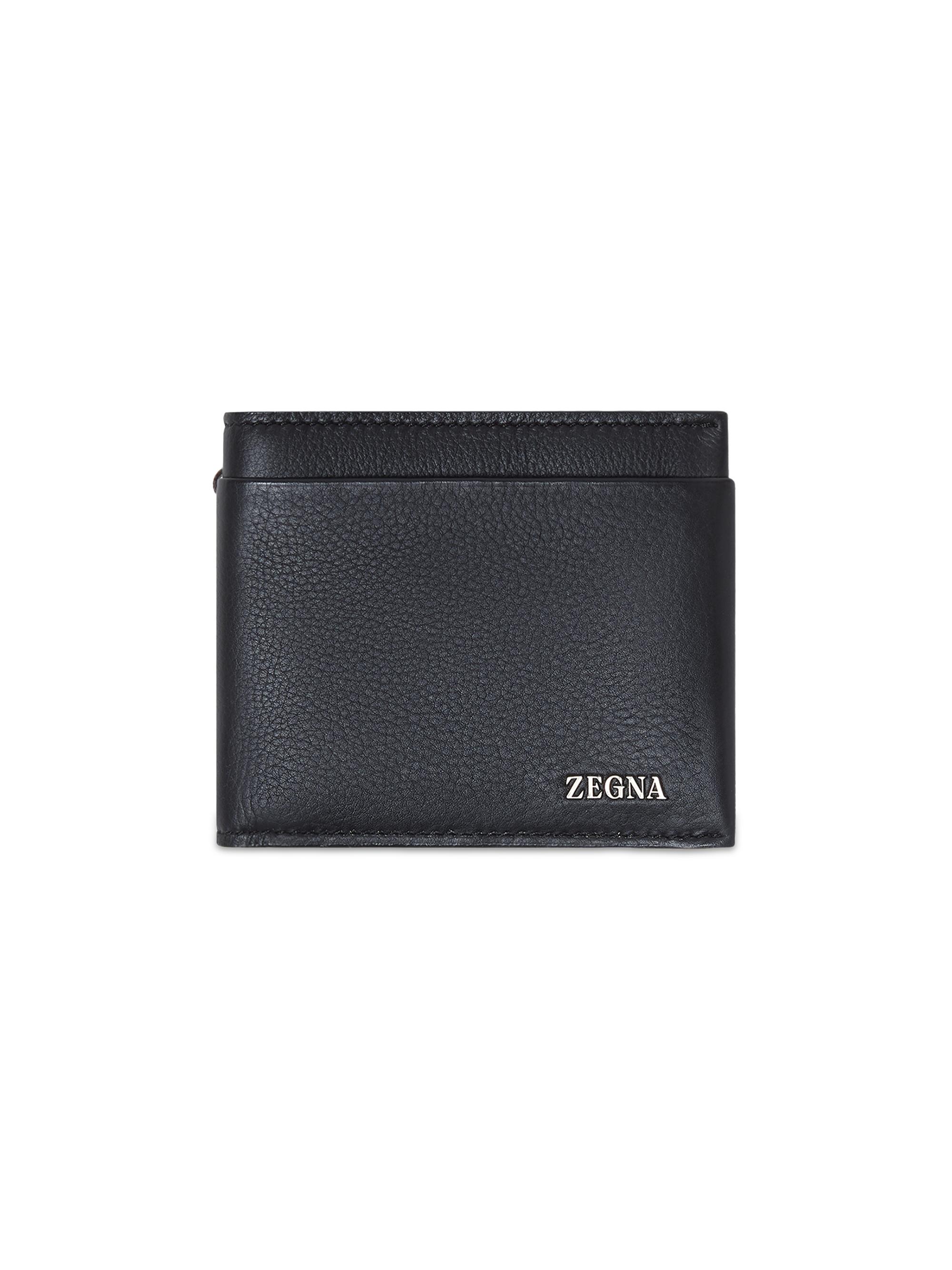 ZEGNA Men's Secondskin Billfold Wallet - Dark Blue