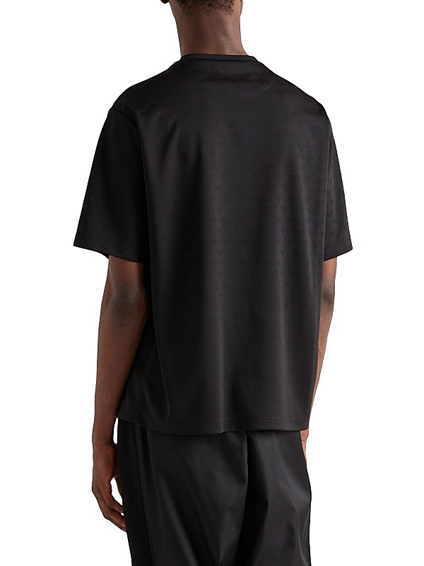 Shop Prada Technical Jersey T-Shirt | Saks Fifth Avenue Shop Prada Technical Jersey T-Shirt | Saks Fifth Avenue