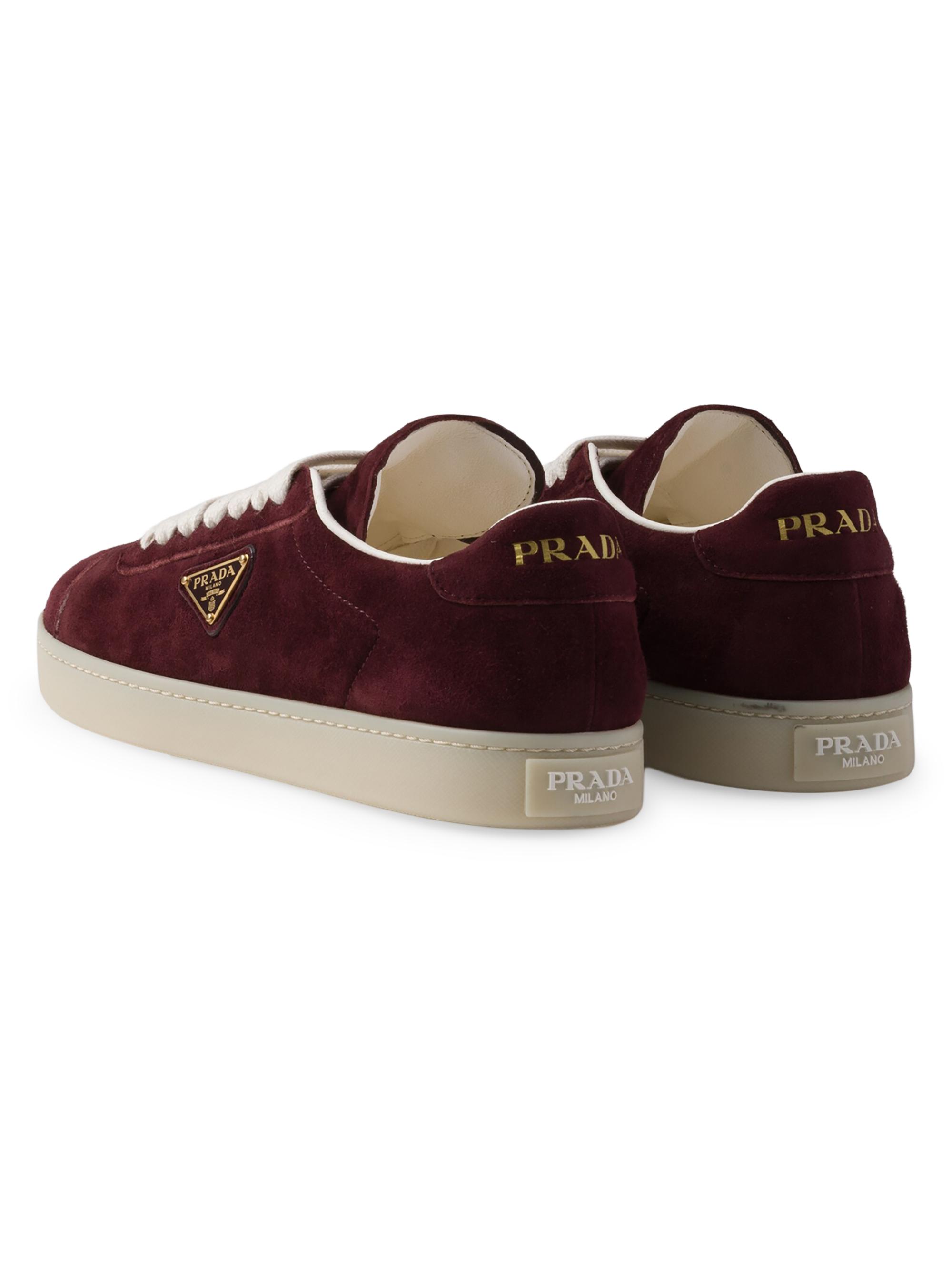 PRADA suède shoes dark brown 26 【超美品】箱付 PRADA suède shoes dark brown 26 【超美品】箱付 PRADA Brown