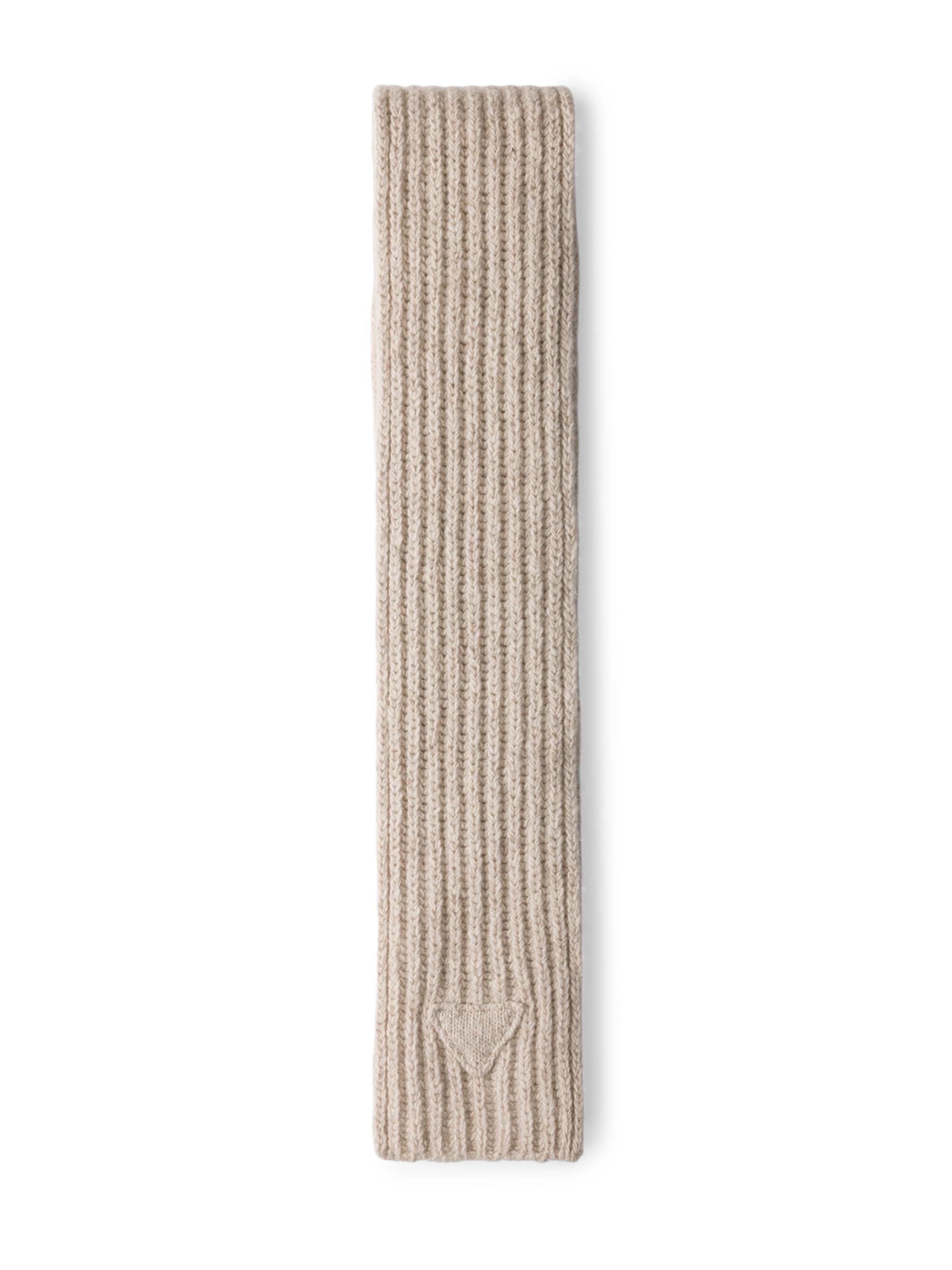 Prada Men's Cashmere Scarf - Beige