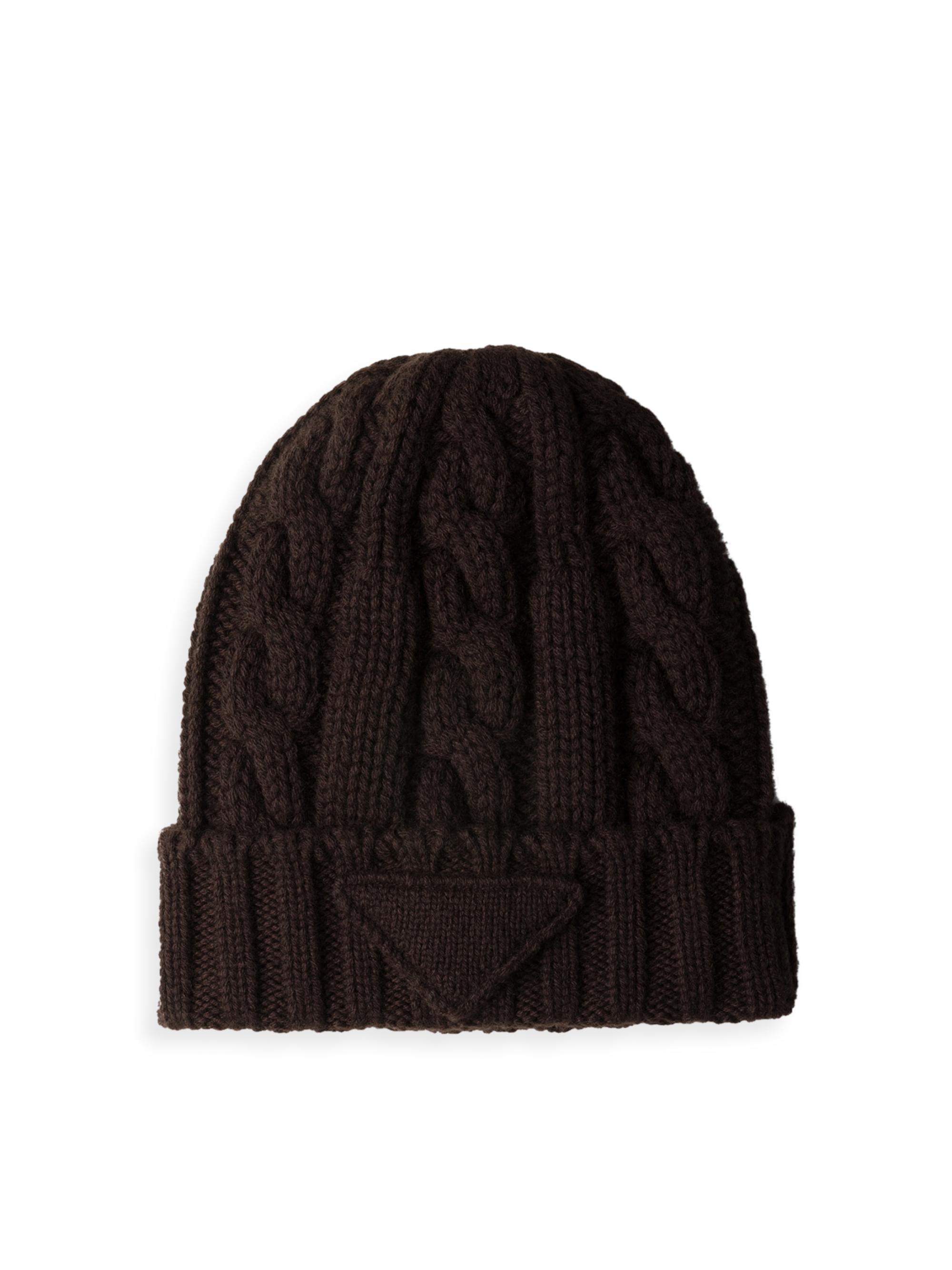 Prada Women's Cashmere Beanie - Brown