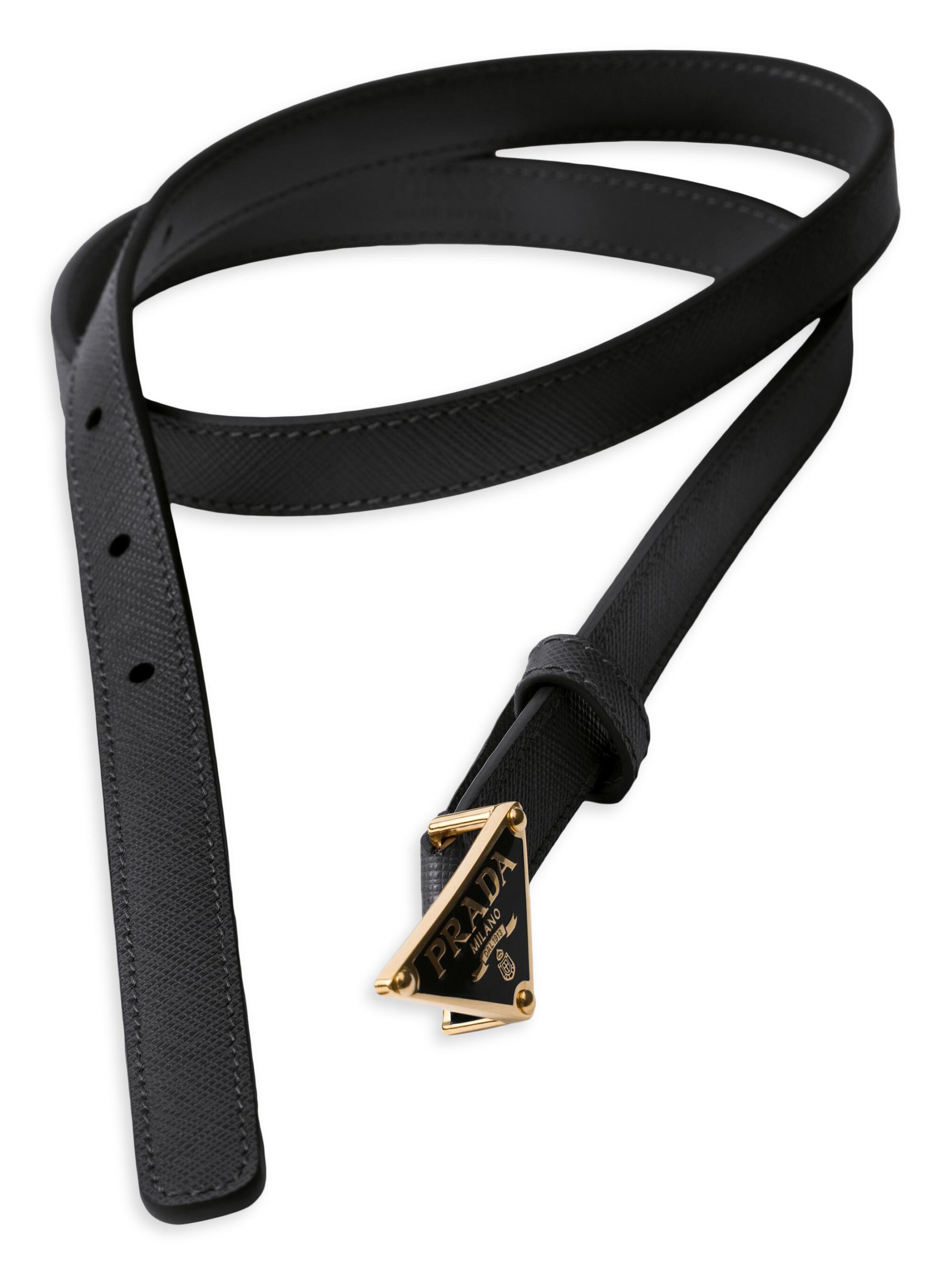 Prada Saffiano Leather Belt | Saks Fifth Avenue
