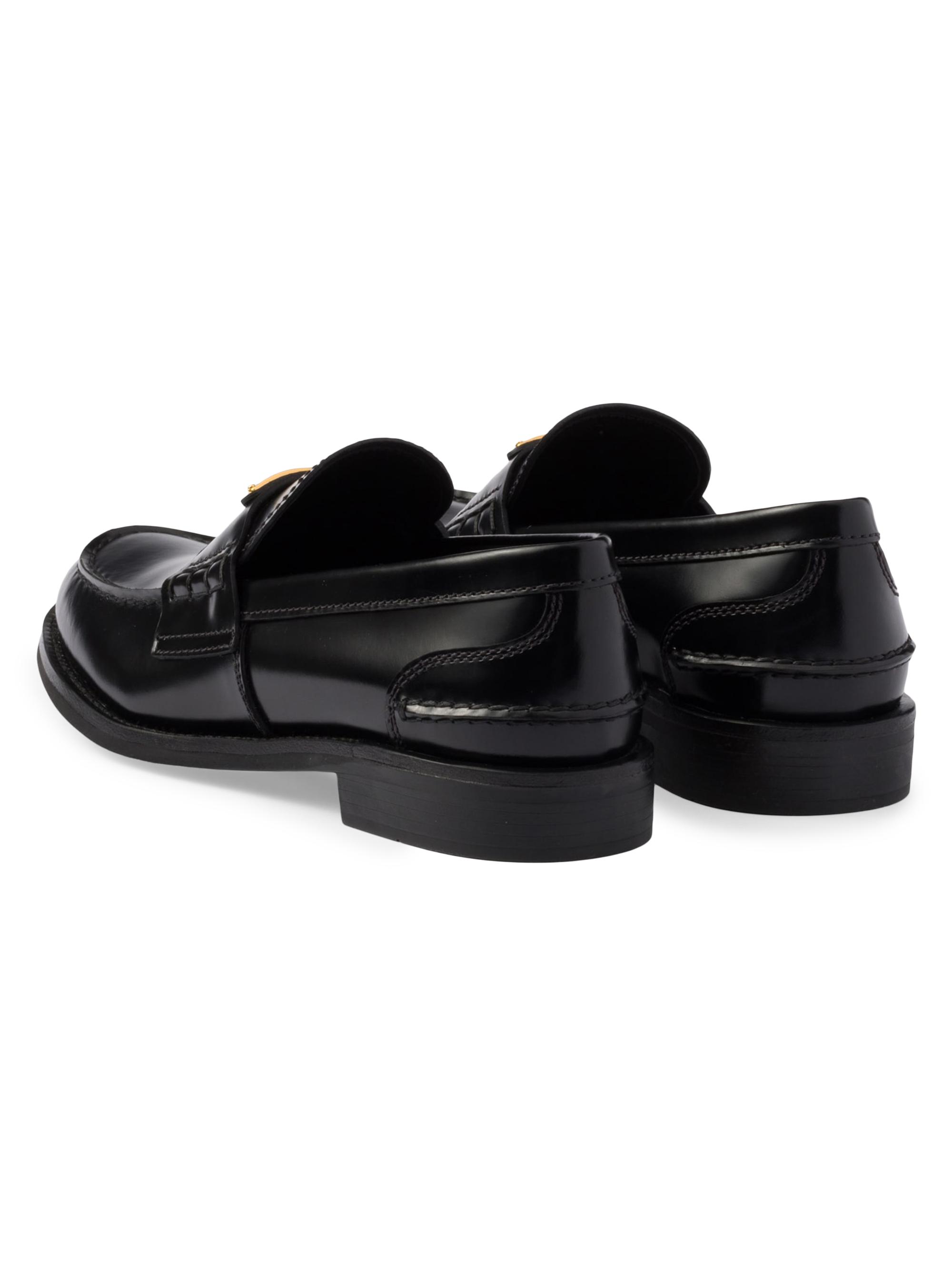 Prada Brushed Leather Loafers | Saks Fifth Avenue