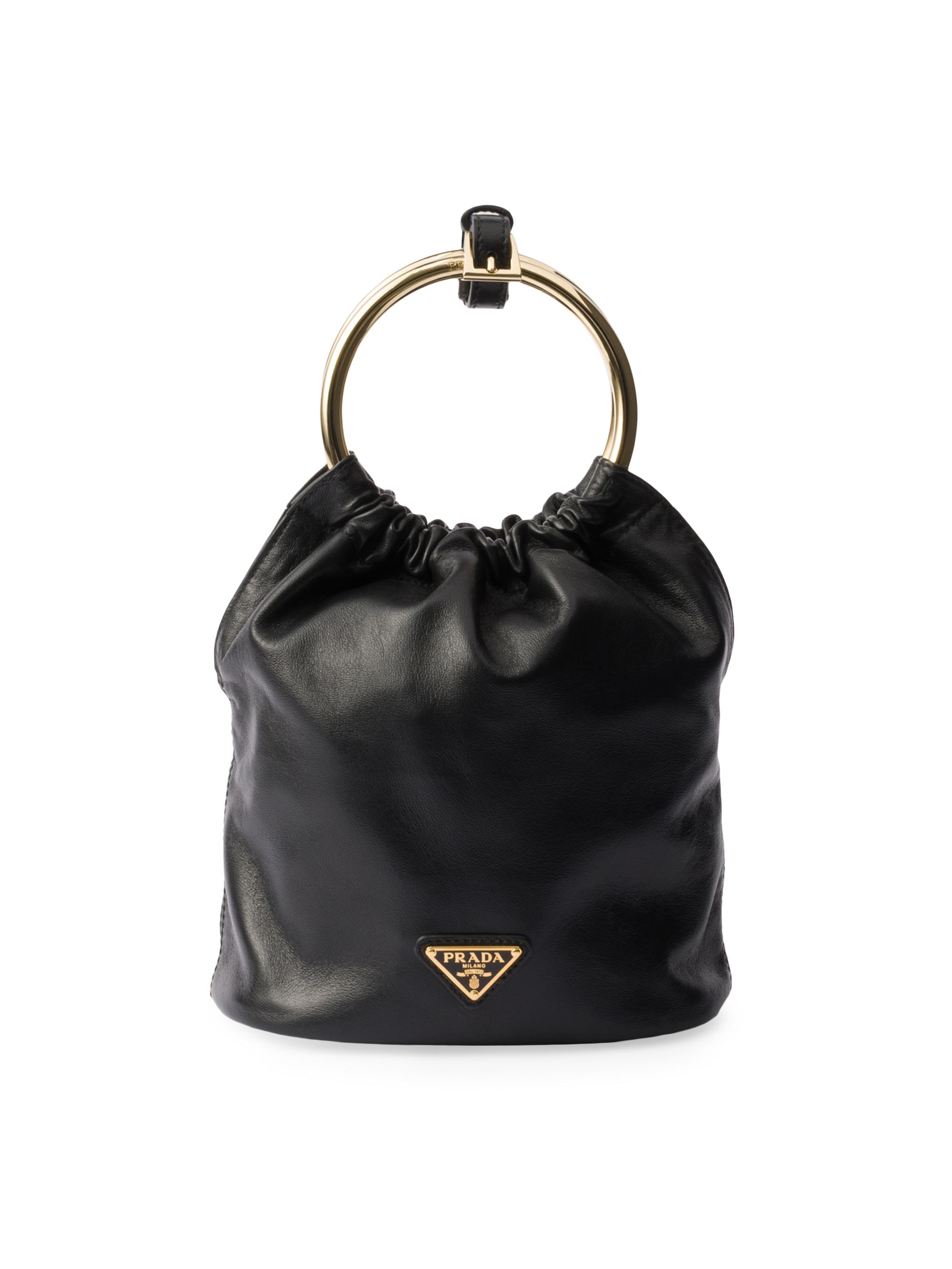 Prada Women's Nappa Leather Mini Bag - Black