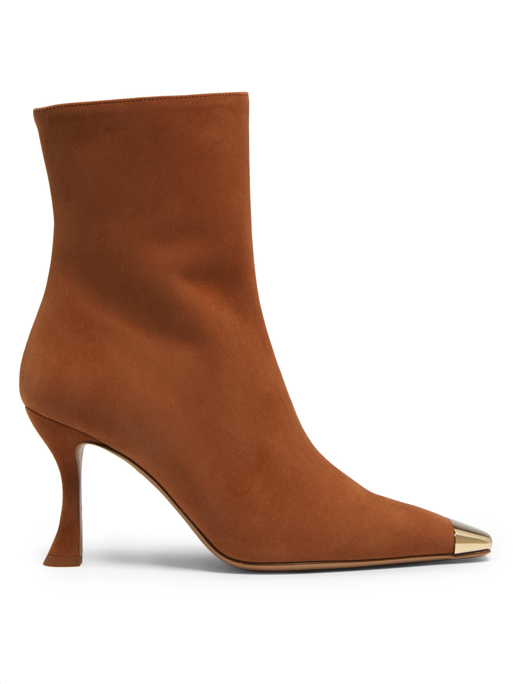 Alexandre Birman Women's Olivia 90MM Leather Boots - Toast