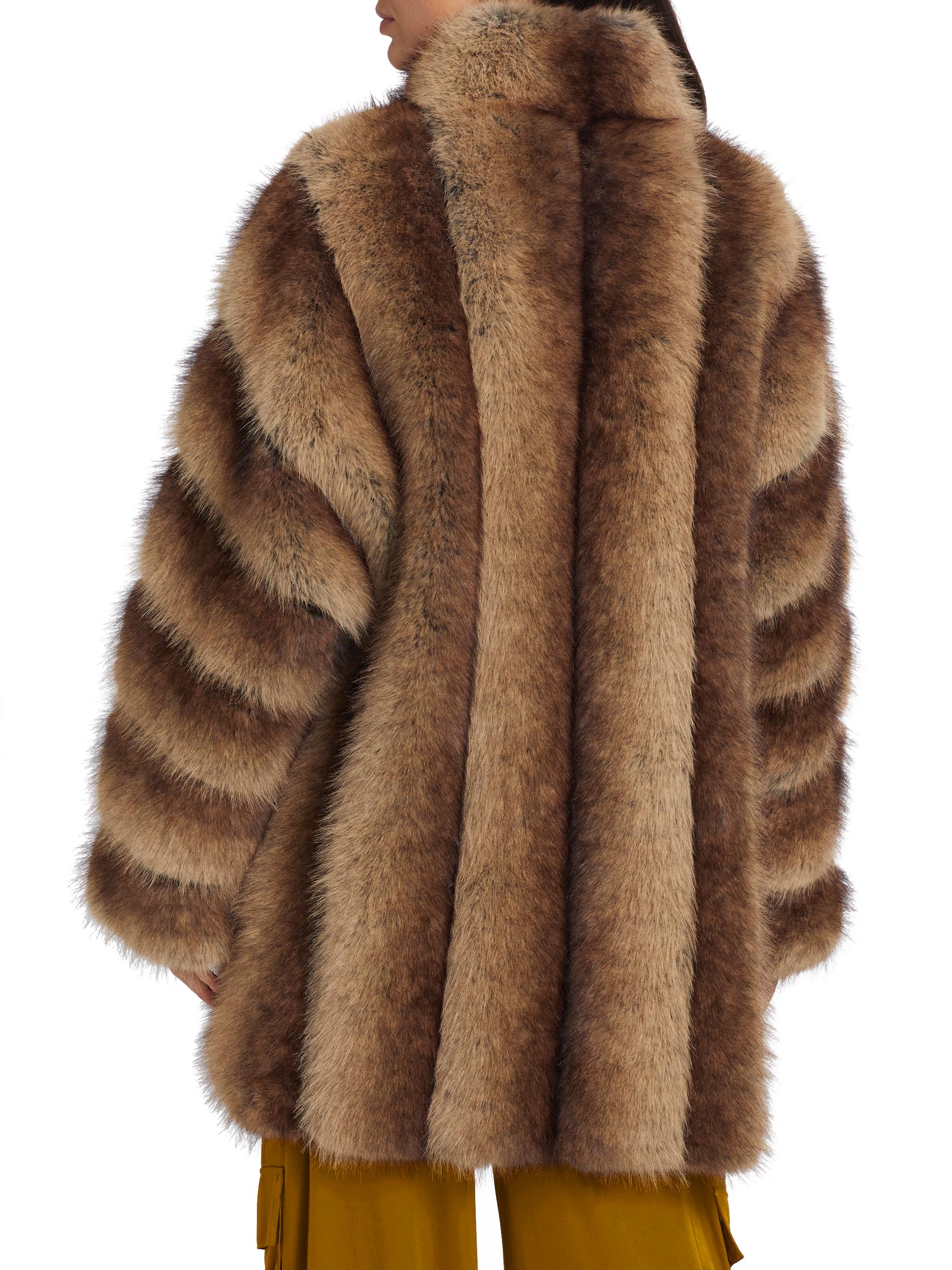Shop Et Ochs Faux-Fox-Fur Coat | Saks Fifth Avenue