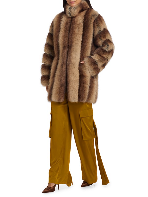 Shop Et Ochs Faux-Fox-Fur Coat | Saks Fifth Avenue Shop Et Ochs Faux-Fox-Fur Coat | Saks Fifth Avenue