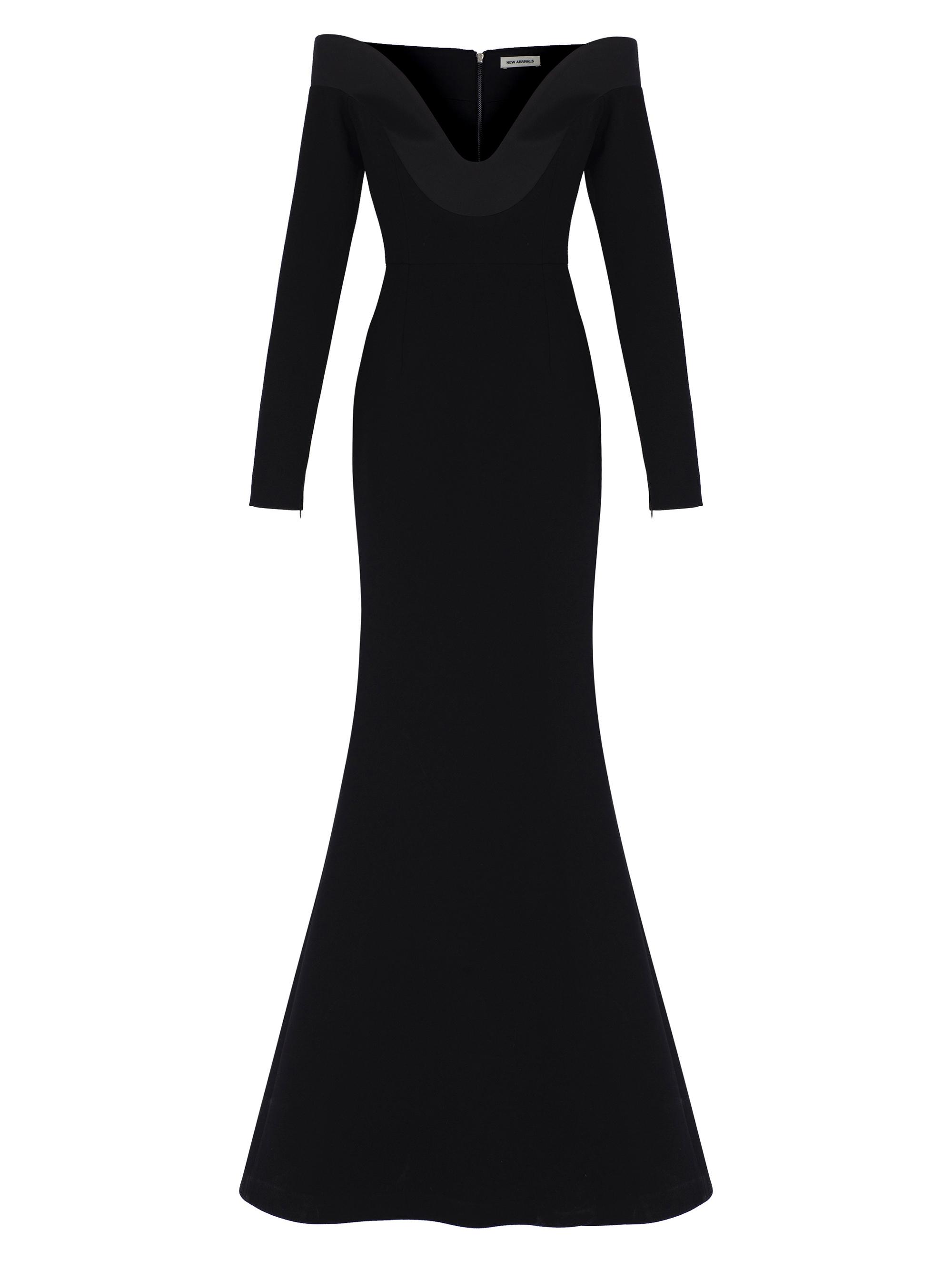 L'AGENCE Melly Silk Off-The-Shoulder Gown | Saks Fifth Avenue