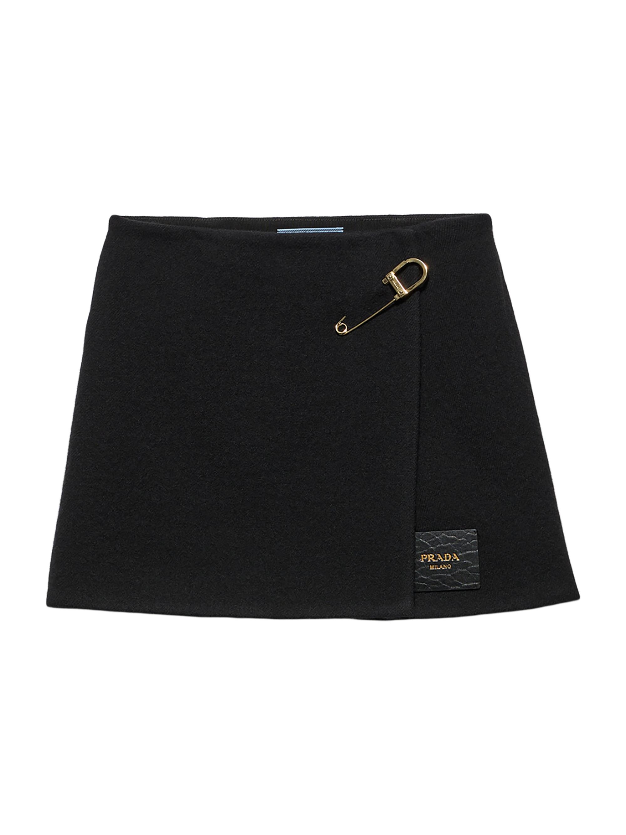 Prada Women's Twill Miniskirt - Black
